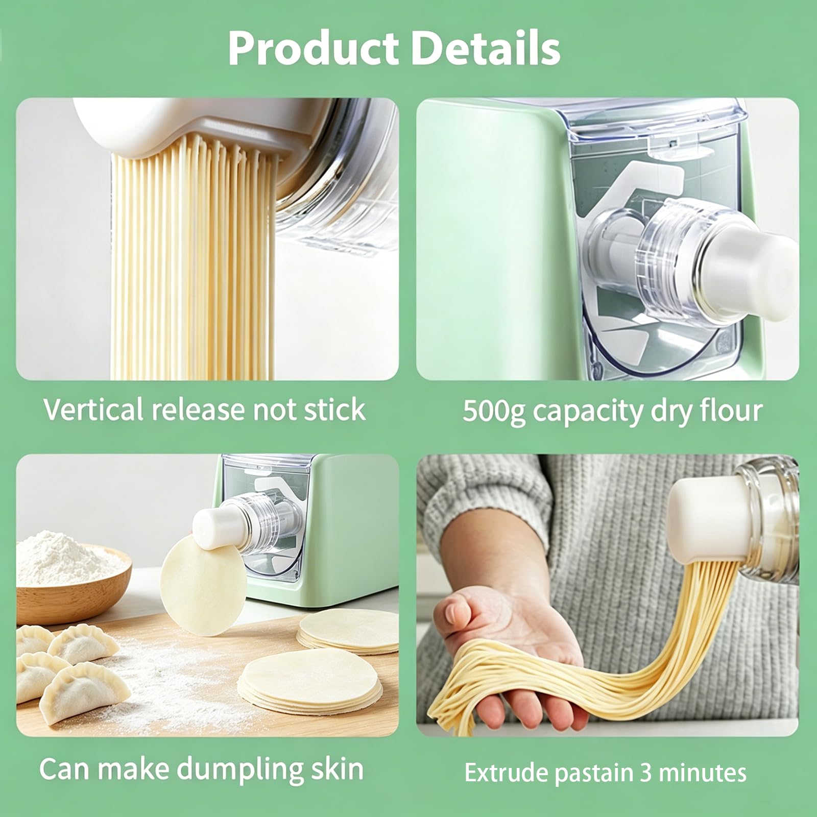 Máquina automática de pasta, fabricante de 13 formas de fideos, para uso doméstico en la cocina