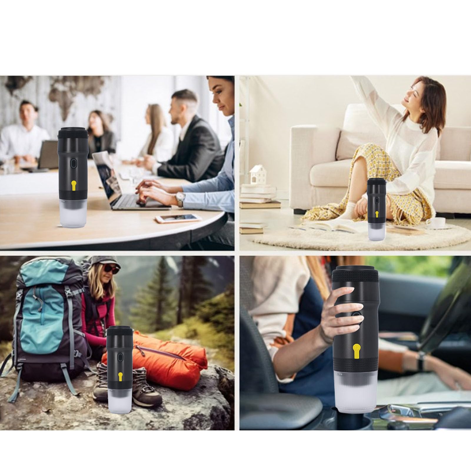 przenośny ekspres do kawy 3 w 1 ogrzewanie bezprzewodowe 20Bar automatyczny ekspres do kawy na kapsułki Outdoor Travel Office