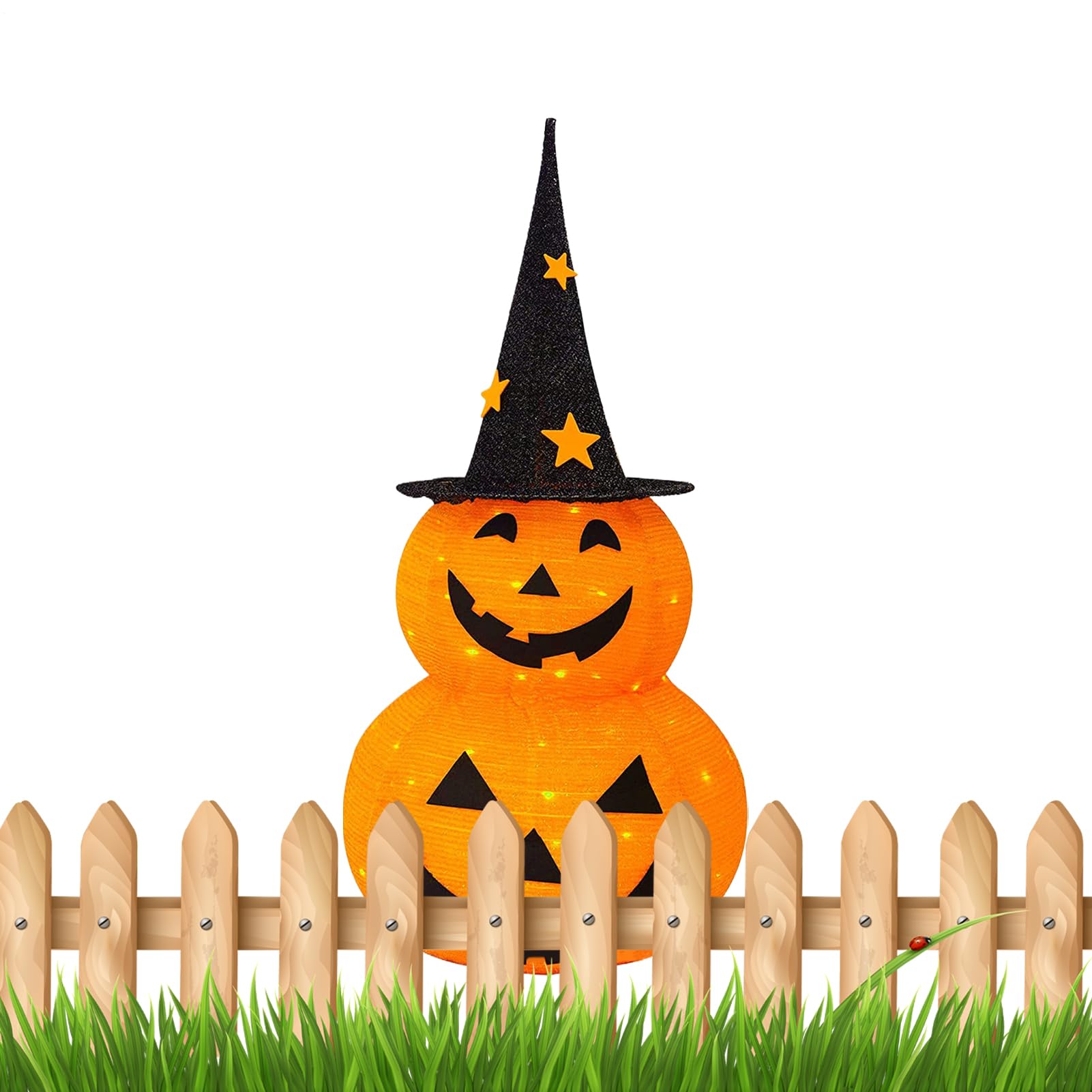 Świecąca Dynia Halloweenowa Jesienna Dekoracja Na Ganek | Jesienna Dekoracja Dla właścicieli domu najemców do salonu sypialni ogrodu balkonu tarasu domowego biura