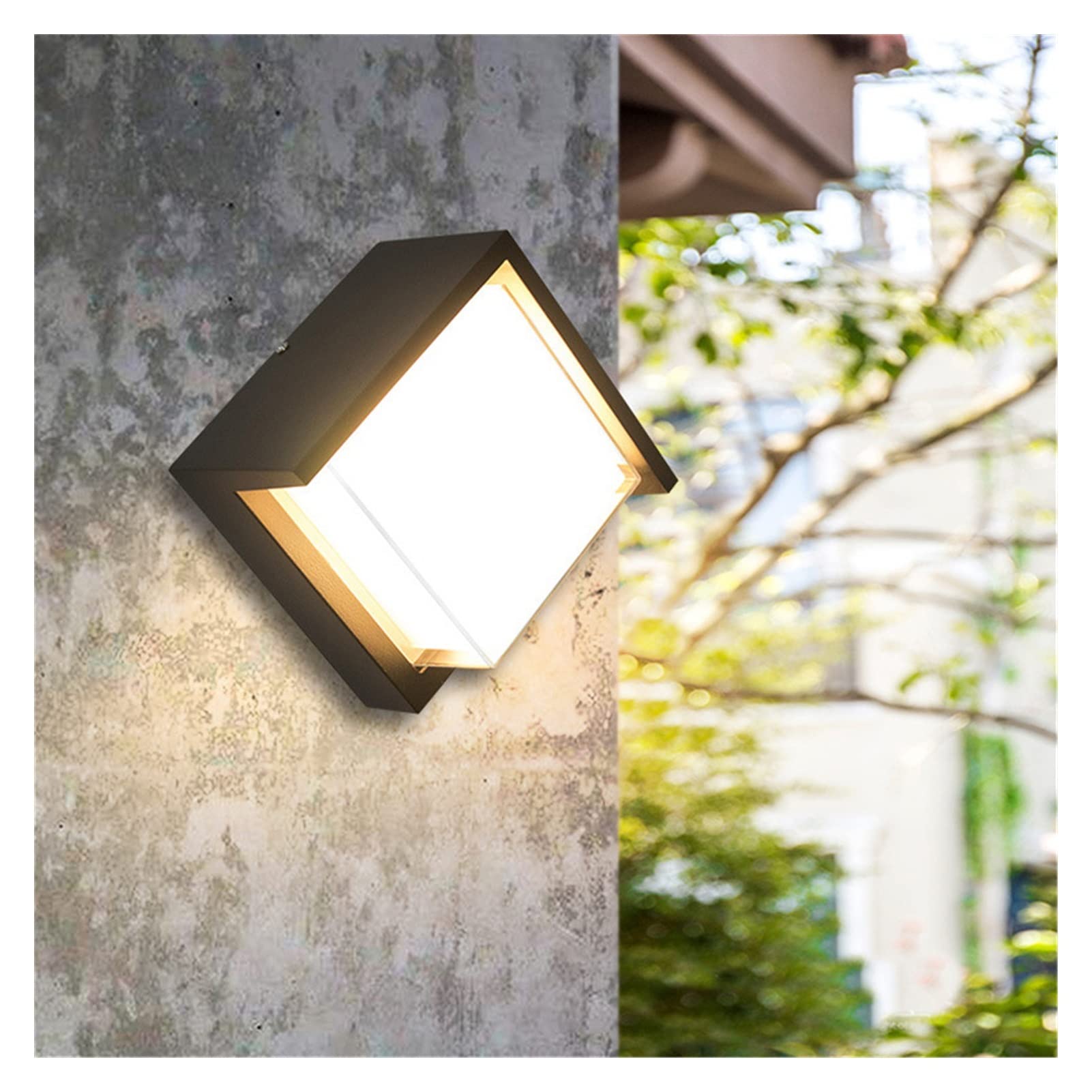 Applique murale LED extérieur moderne pour illuminer votre terrasse jardin et porche de nuit