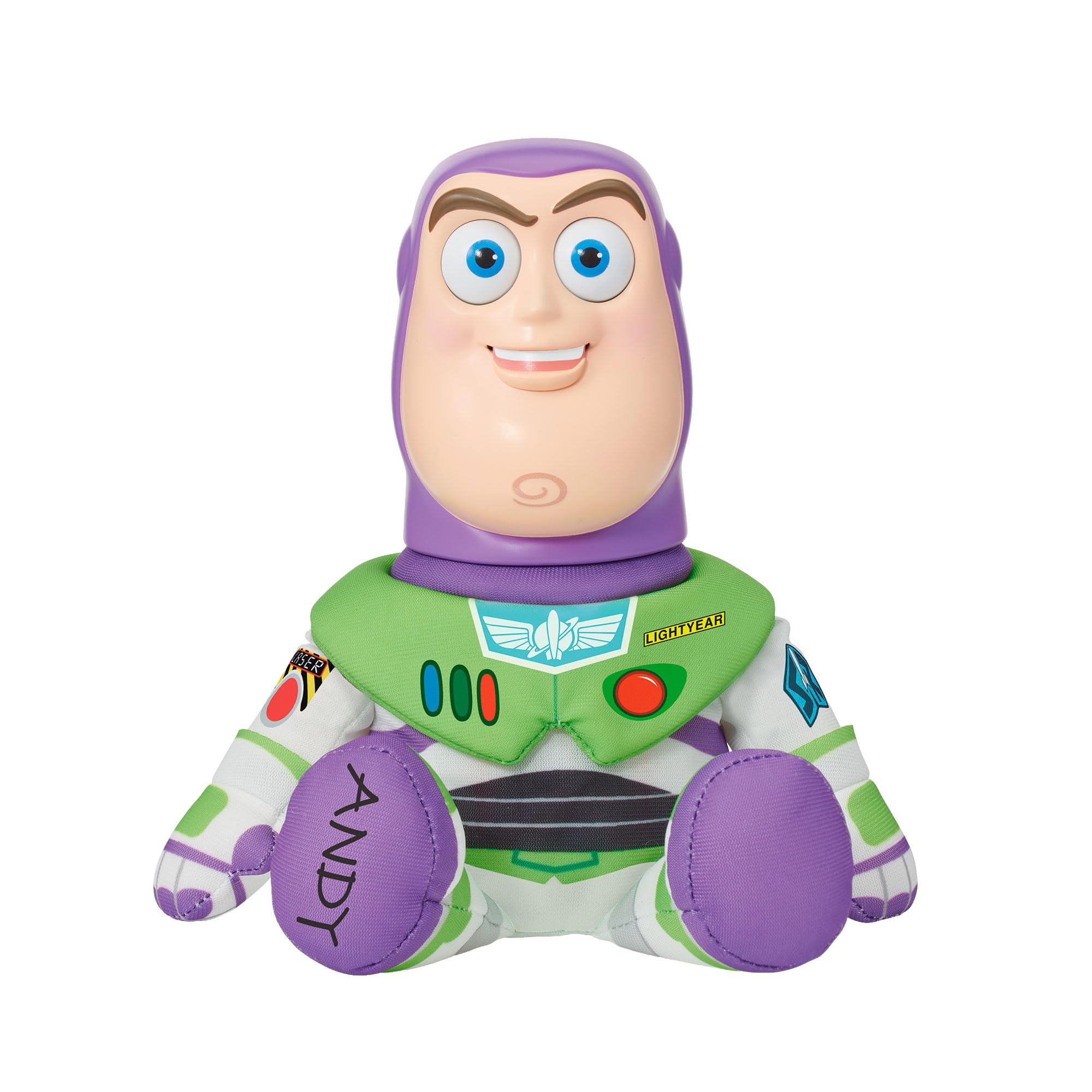 Puppetronic Disney Buzz Astrala interaktywna animatroniczna lalka, ruch głowy i ust z czujnikiem dotykowym, autentyczne dźwięki i technologia, idealne do odtwarzania zabawek Story, Famosa (REY00300)