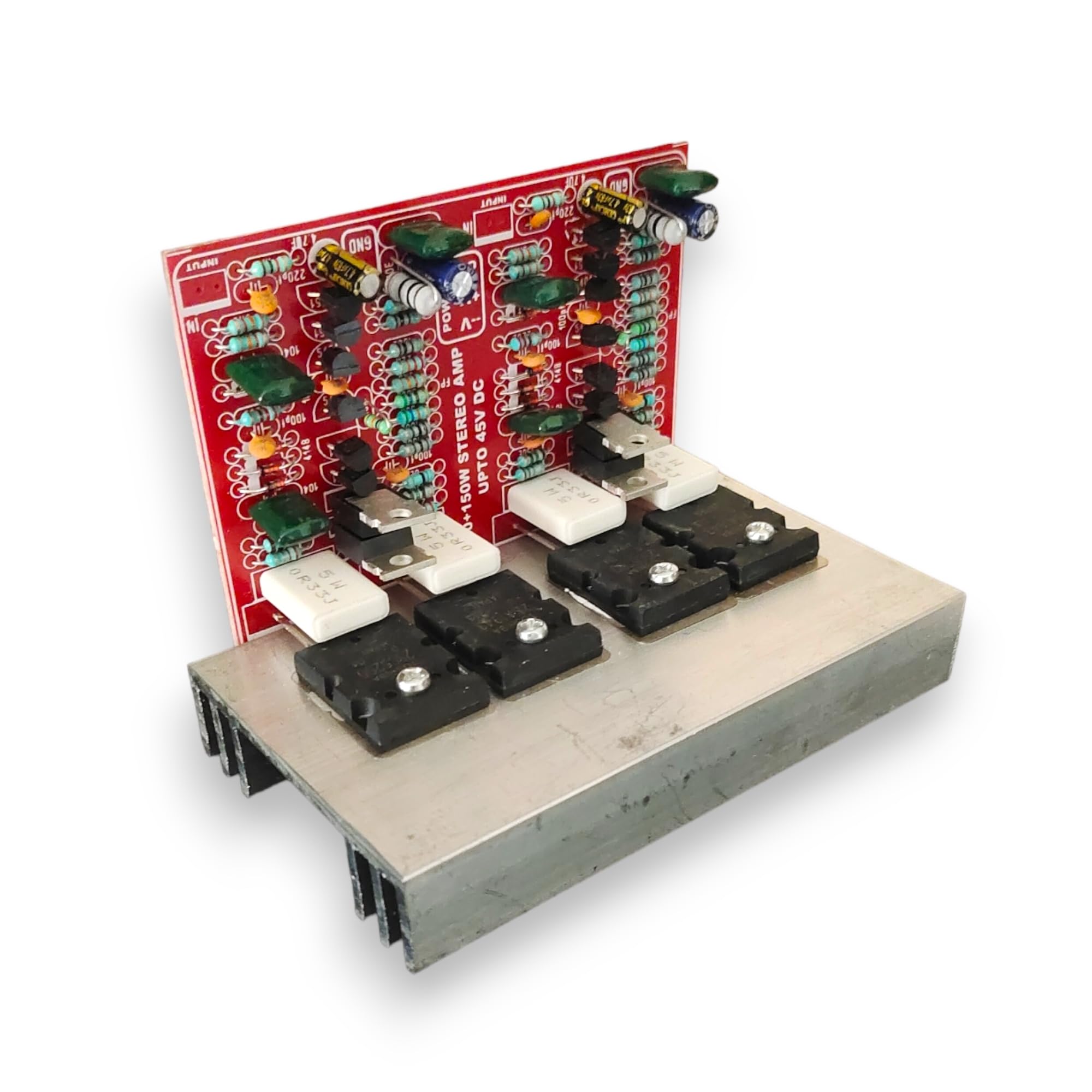 Ultra Digital 150+150 Watt STEREO 4TR Amplifier Board, Original 2SC5200 AND 2SA1943 4 Pair Transister Used In This Board,DC24v To45v Dual Supply-image-3