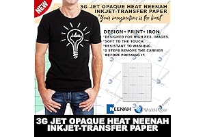 IRON ON HEAT TRANSFER PAPER 3G JET OPAQUE 11 x 17"