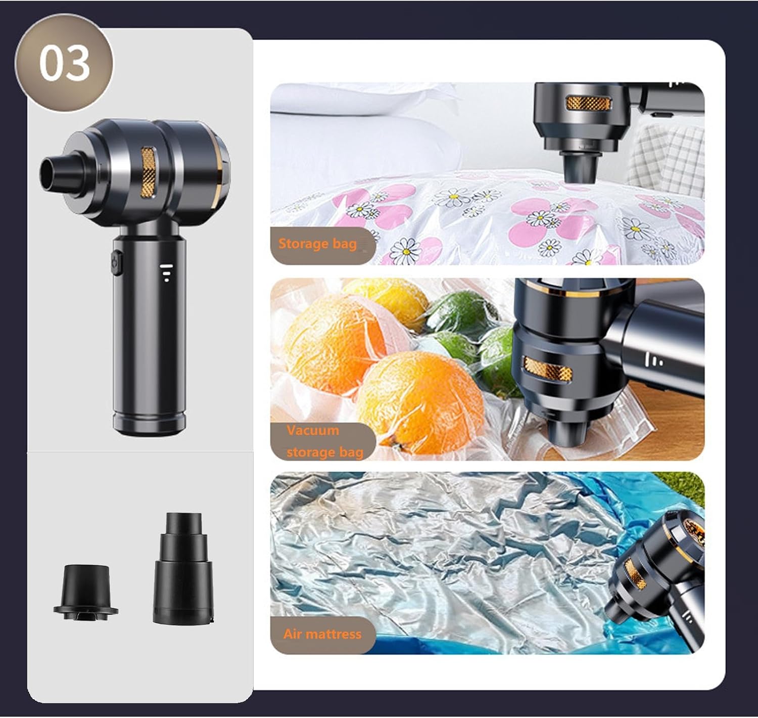 Attachment Kit Compatible with Saker, Sakerplus, HRYCF, Yomile, Piwosa, Houscly, AUXTUR, XCOOL, Fanisic, PeroBuno, WINWEND Car Vacuum. A Pet Hair Vacuum Brush and a 13.8inch Flexible Hose Involved