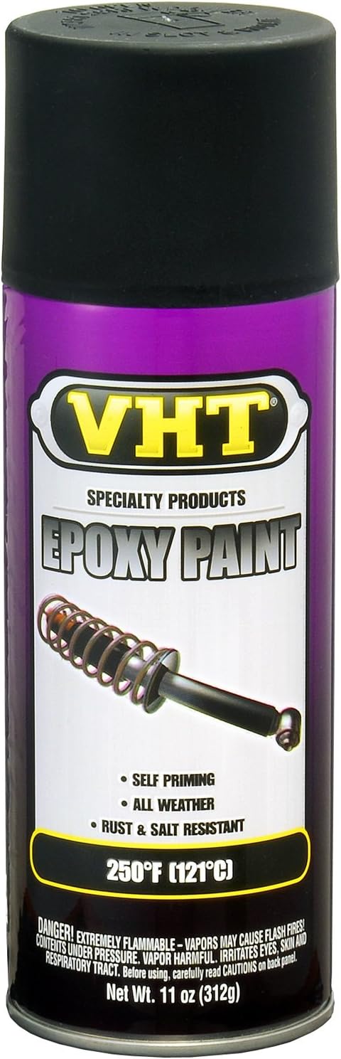 SP652 All-Weather Epoxy Paint – Satin Black Spray Paint – 11 oz Aerosol Can