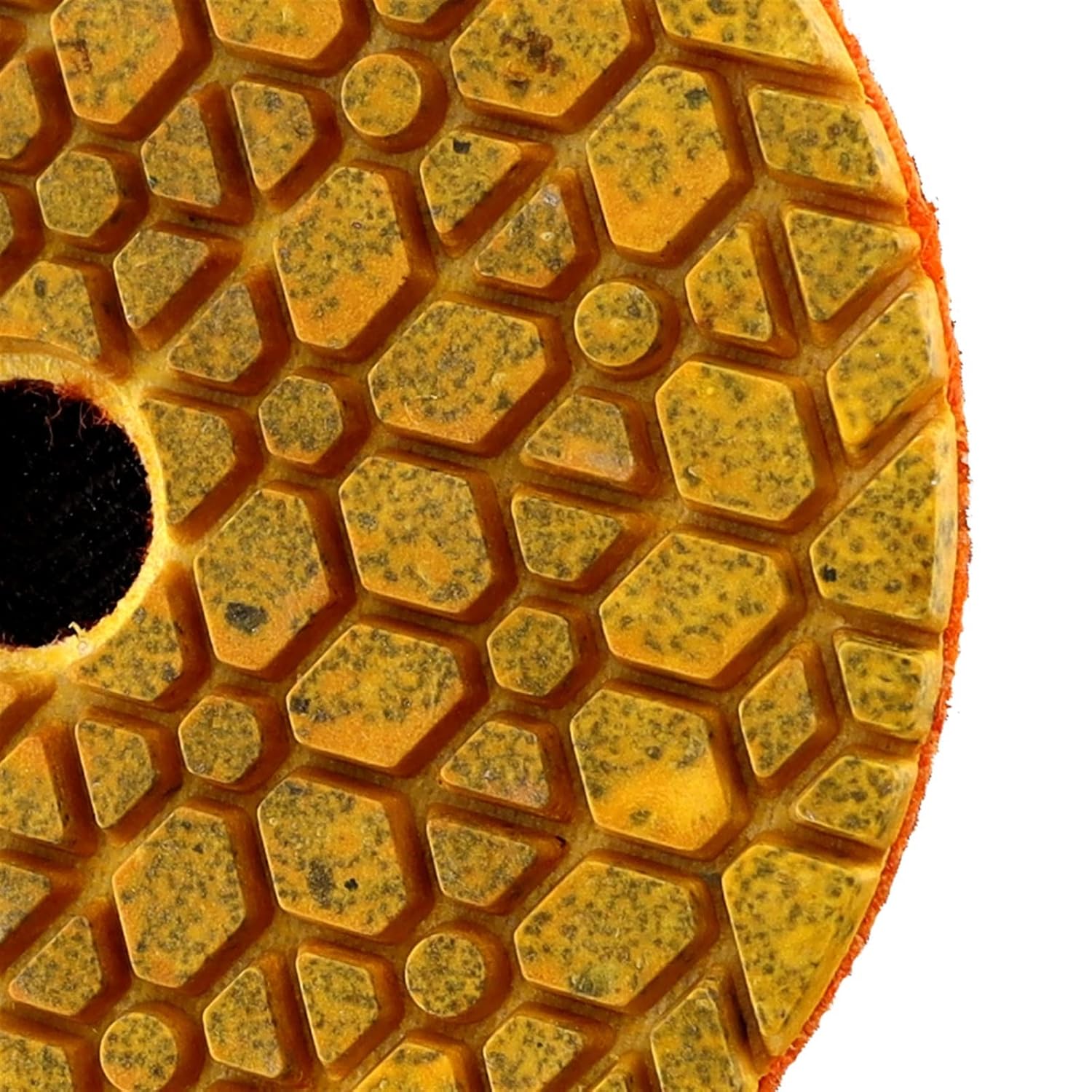 5PCS 4Inch Diamond Polishing Pad Premium Copper Bond Wet Polishing Pads for Granite Marble Concrete Floor Grinding Discs(Mix 5 Grits)