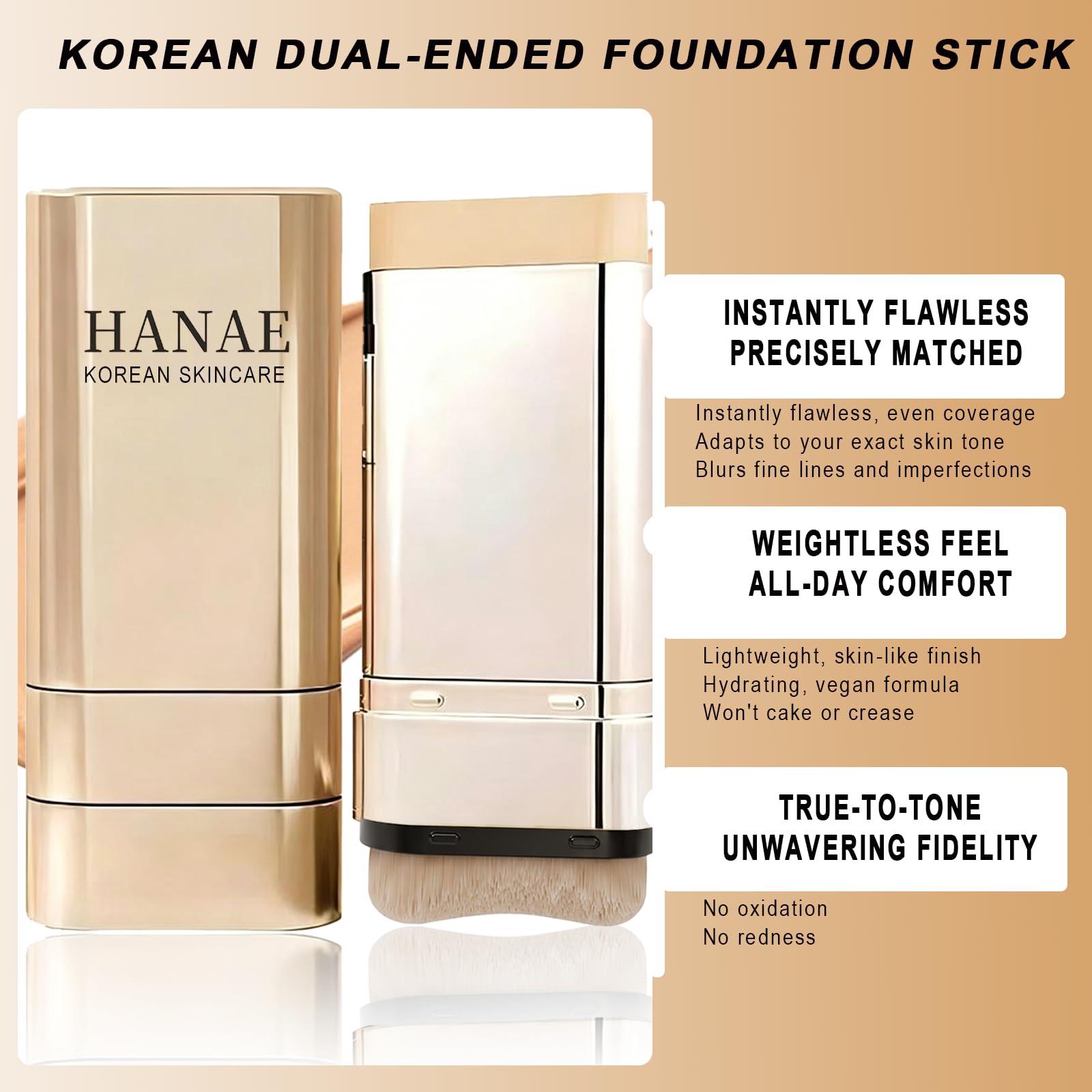Hanae Korean Dual-Ended Foundation Stick
