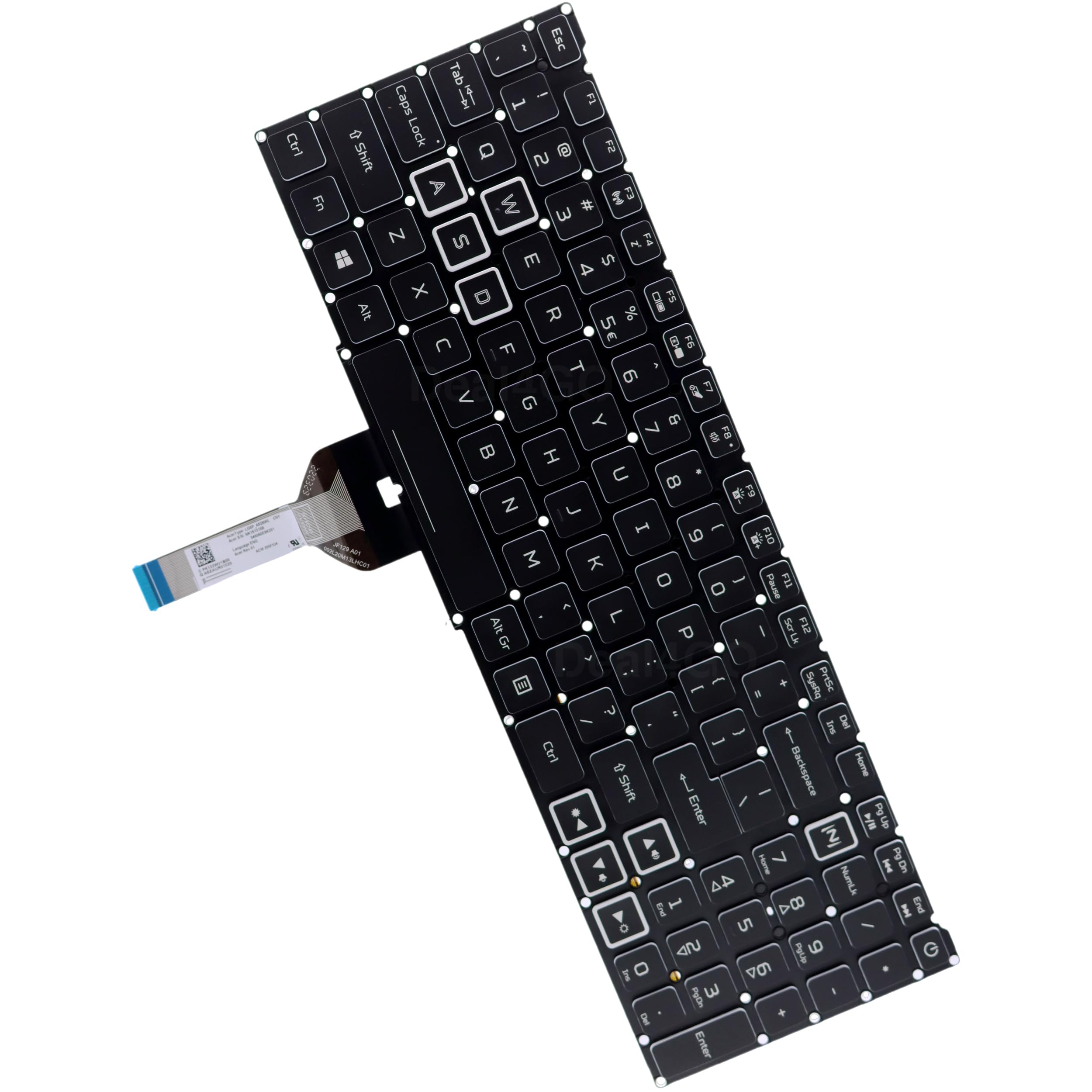 Amazon.com: Deal4GO RGB Backlit Keyboard Replacement for Acer