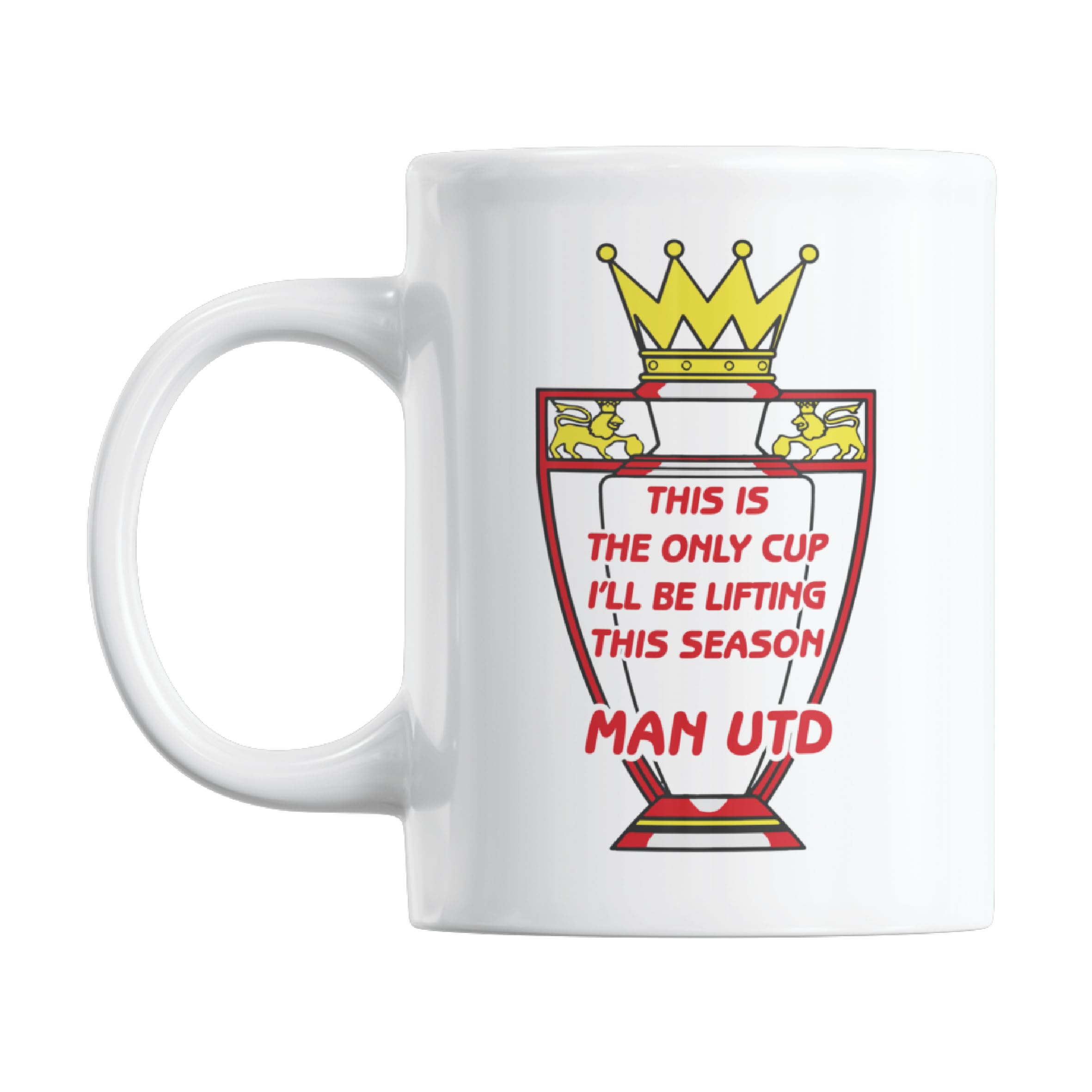 Gift Island Mug Gift for Man United Fans | Football Secret Santa Mug Gift for Man United Supporters | Football Stuff, Joke Mug for Friends, Colleague, Cousin, Uncle, Dad, Father, Son, Brother 11oz