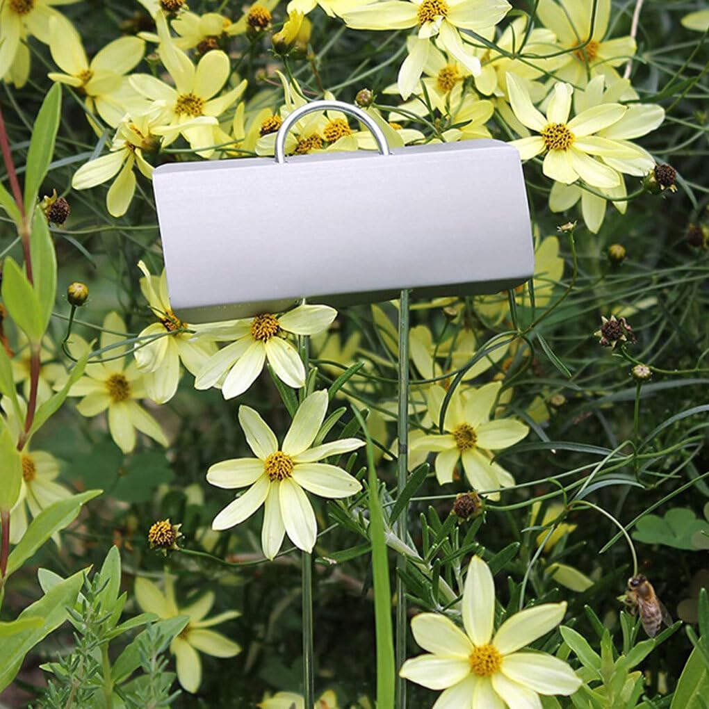 30 x Pflanzenmarker, breite Anwendung, wiederverwendbar, robust und langlebig, Metall Pflanzenschild, Edelstahl Gartenpflanzenmarker
