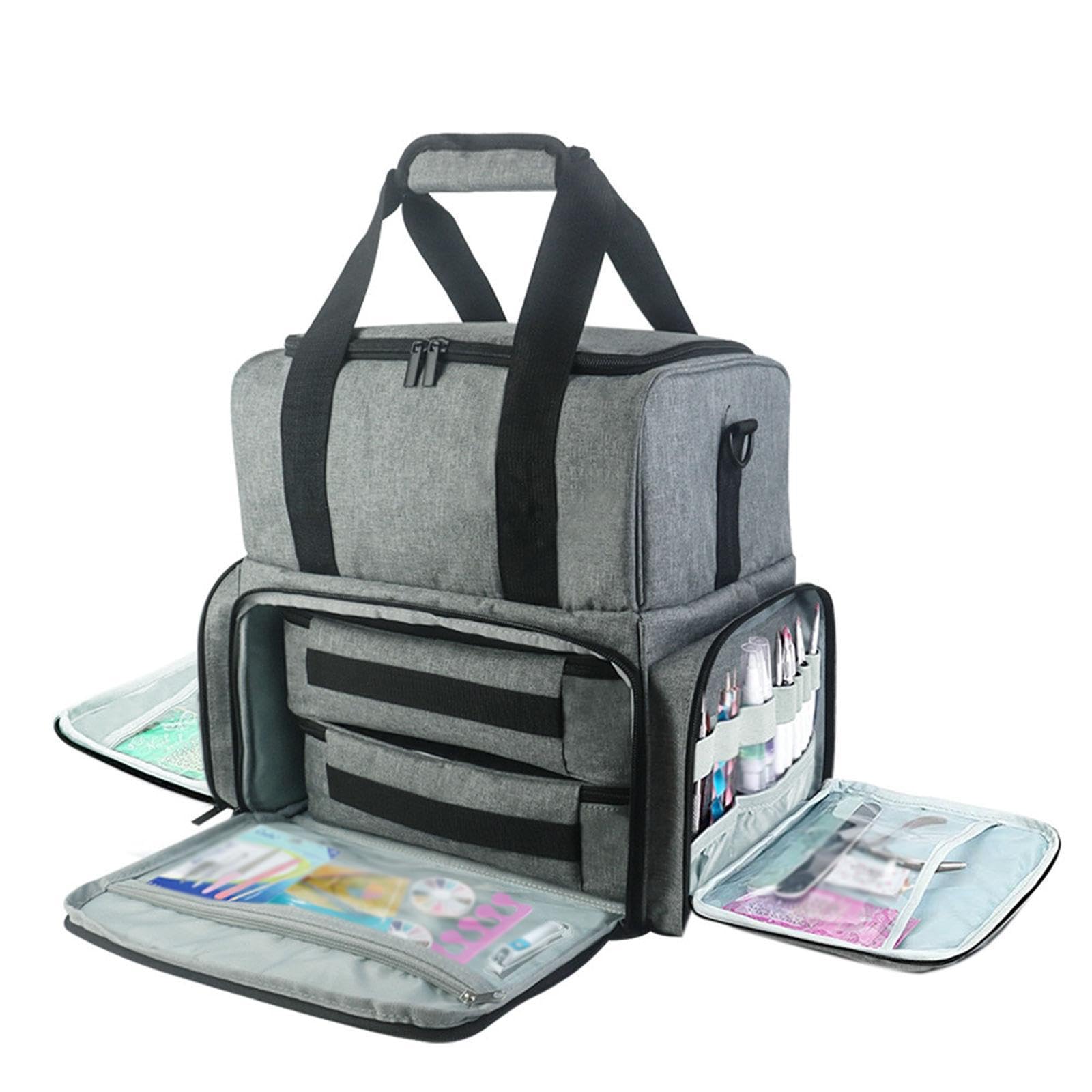 Nagellack Organizer, Nagellack Tragetasche, Multifunktionale Kosmetiktasche, GRAU