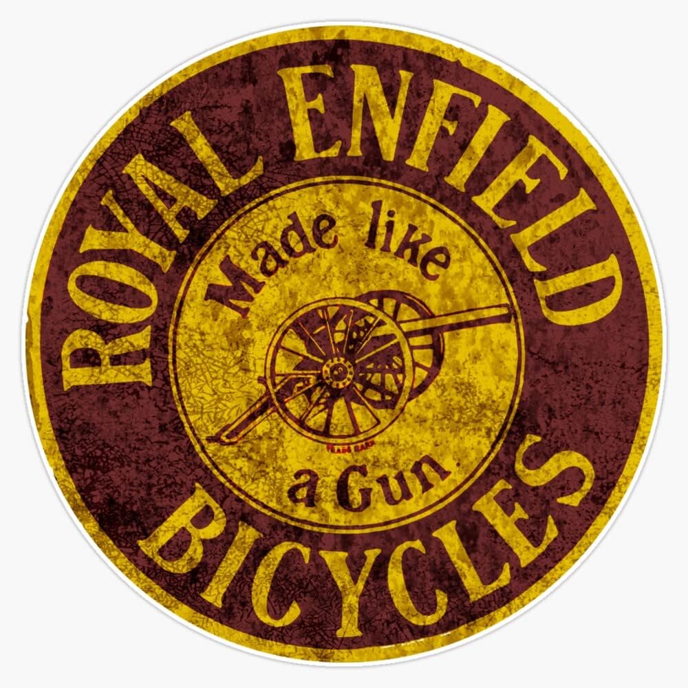 - Royal Enfield Bicycles England Sticker Bumper Sticker Vinyl Decal 5 inches