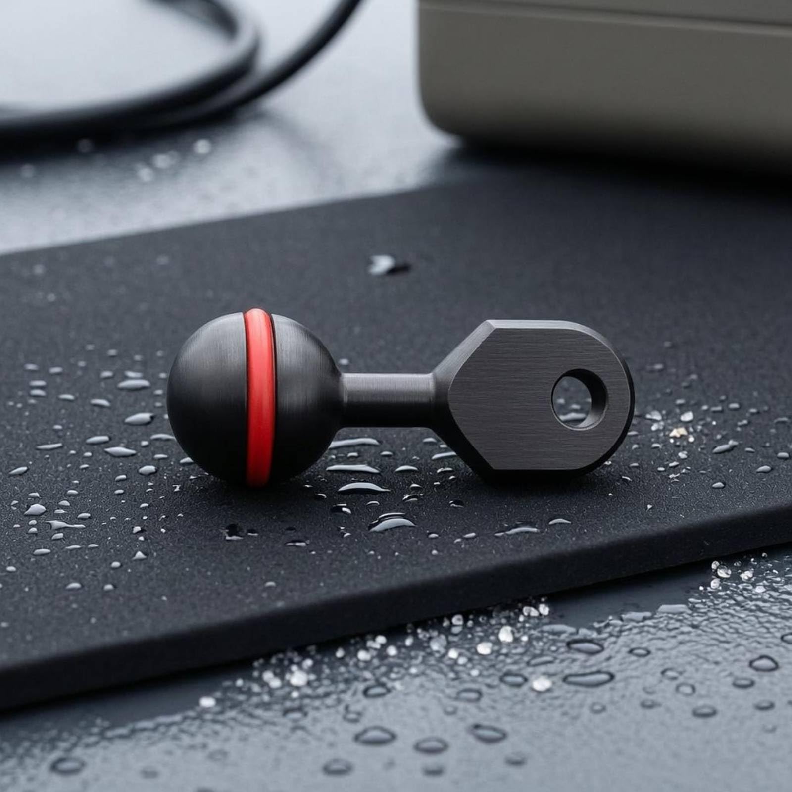 Qianly Braccio Luci Subacqueo per Fotocamera Braccio Fotografico Staffa Supporto Snodato in Lega di Alluminio con Attacchi Stile Compatibile Adatto a Riprese, Nero, 9.0 Pollici