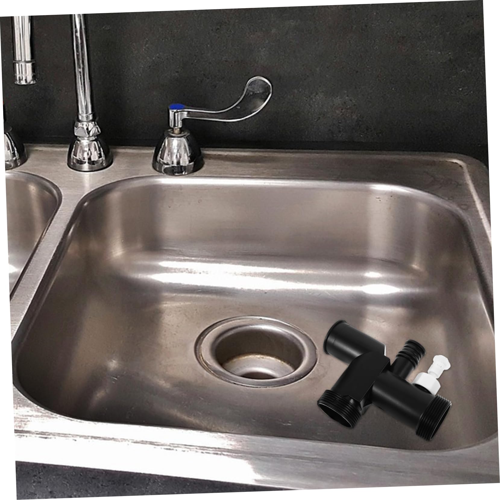 Uonlytech 5pièces Tuyau De Connexion Pour Évacuation De Déchets De Cuisine Raccordement Pour Système Déchets Installation Facile Et Anti-retour Pour Drainage Propre