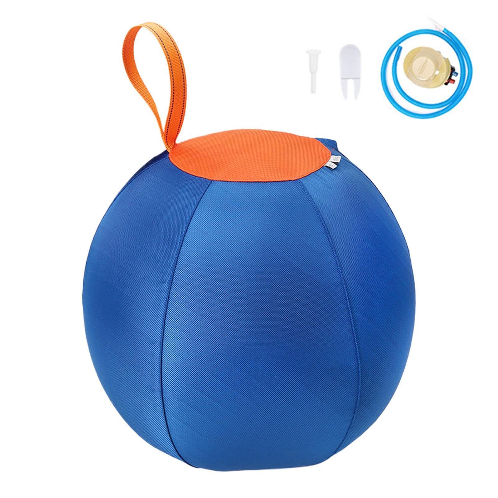 Pelota de Pastoreo para Perros Grandes Mordedor inflable para cachorros | Pelota Relajante para Perros para Jardín Finca Parque Amantes de Mascotas Entrenadores Piso Oficina Salón Dormitorio