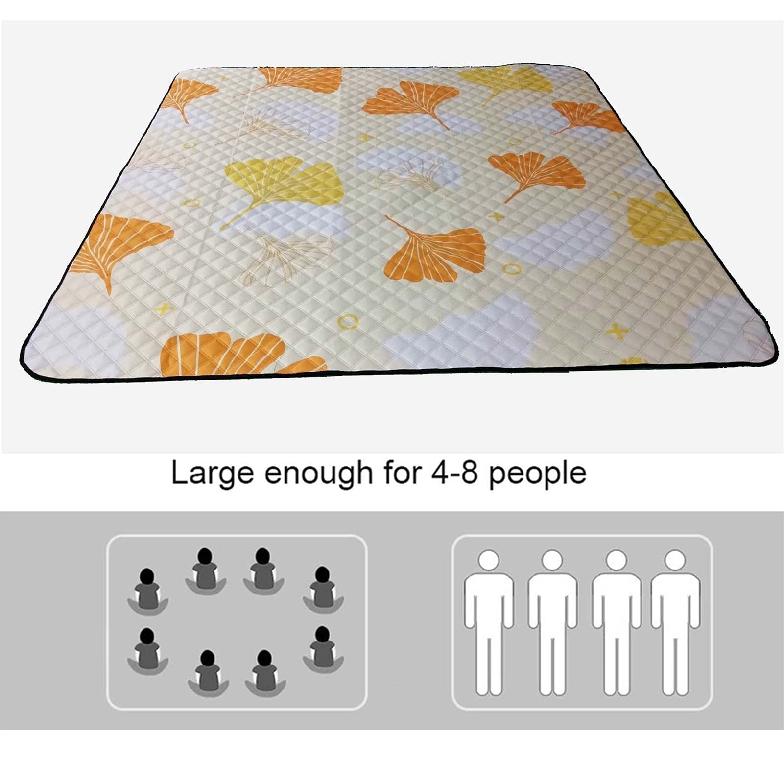 Tapis de Pique Nique, 200 x 200 cm Couverture Pique Niques Imperméable, Natte de Plage Nappe Picnic pour Extérieur Voyages Parc Jardin (Color : Animal)