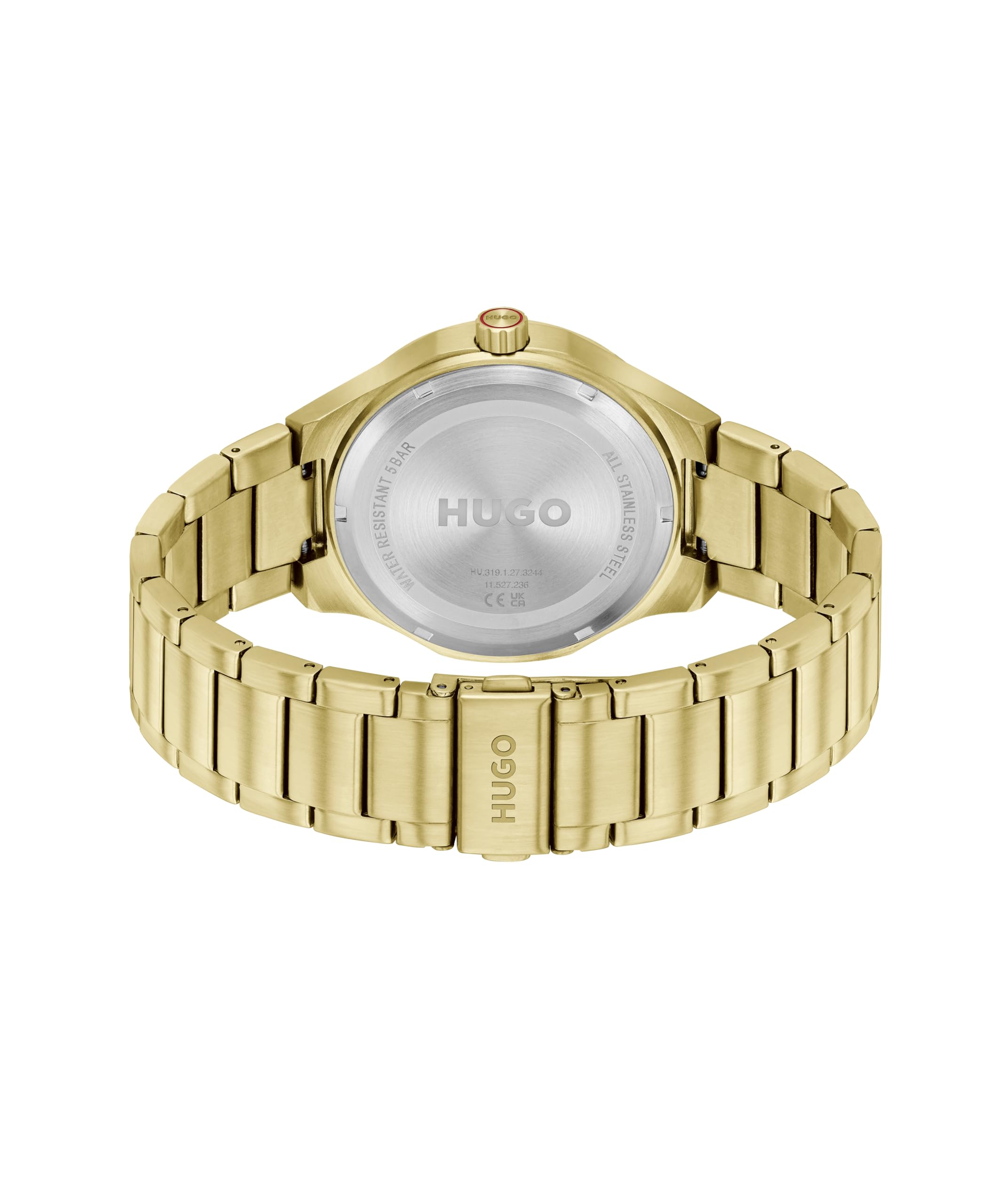 HUGO Orologio con Movimento al Quarzo a Tre Lancette Collezione #LIT con Cinturino in Acciaio Inossidabile