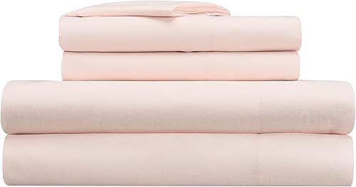 Miniatura 6 de SERTA Simply Clean Soft - Juego de sábanas de 4 piezas, hipoalergénicas, resistentes a las manchas, tamaño King, color rosa rubor