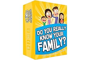 Do You Really Know Your Family? The Ultimate Family Game for Kids and Adults