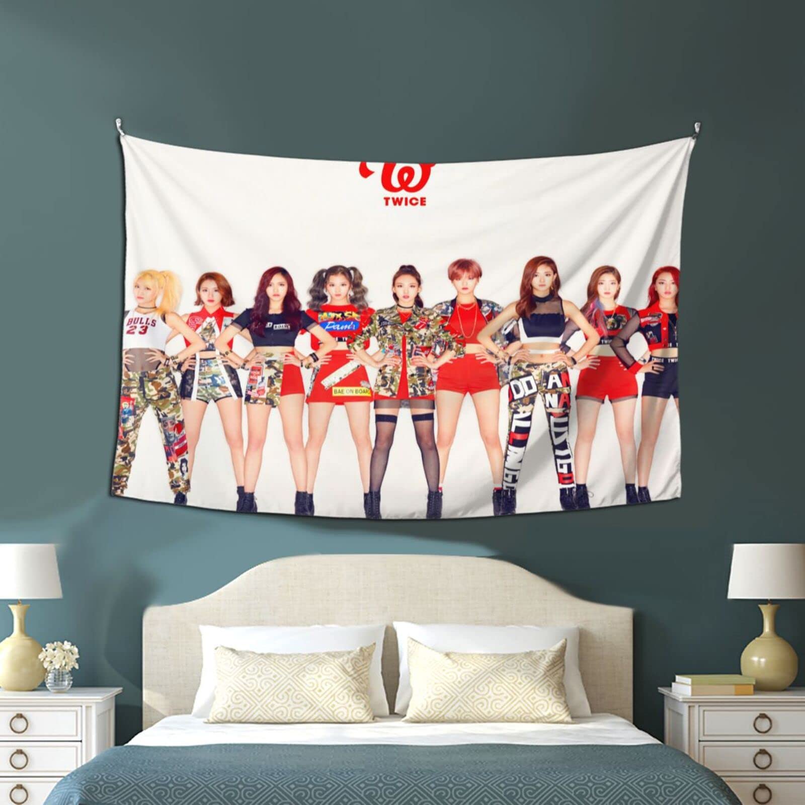 Amazon.co.jp: タペストリー 壁画 Twice トゥワイス 壁掛け布 布