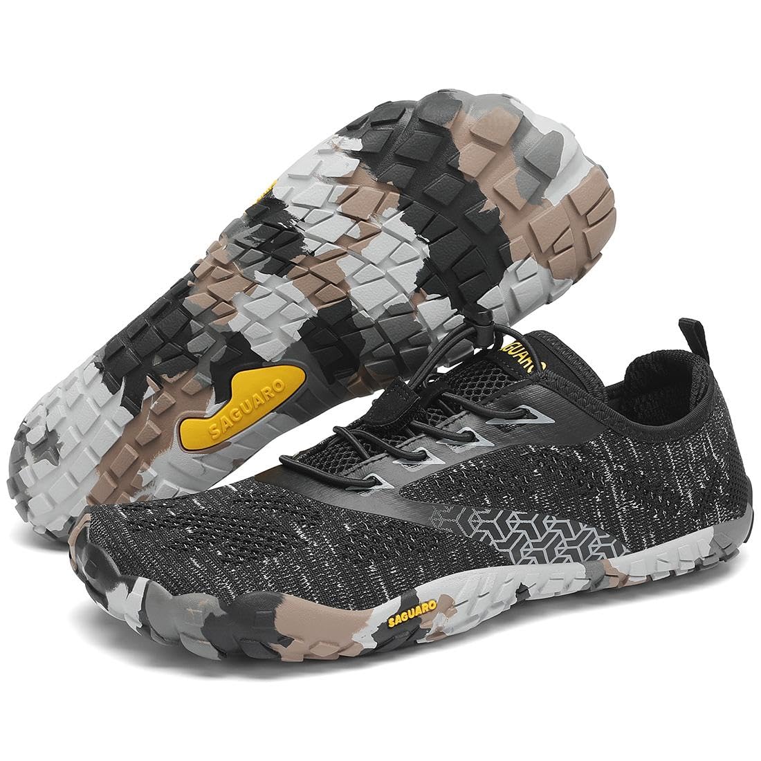 SAGUARO Scarpe Barefoot Minimaliste Uomo Donna - Scarpe Scogli Leggere Traspiranti Antiscivolo - con Padelle Larghe e Zero Gocce