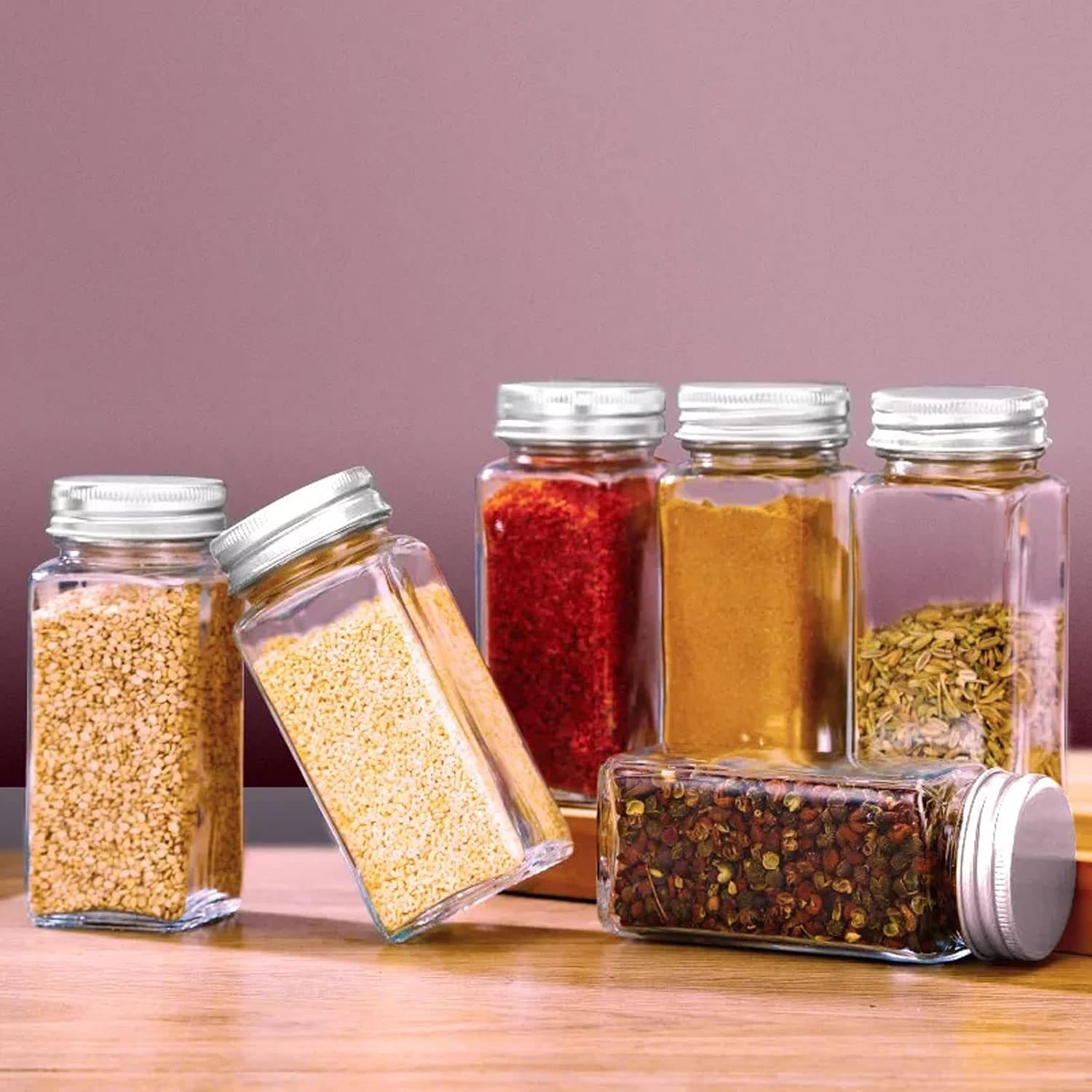 Spice boxs Spice Jars Organizer Kitchen Rack Seasoning Pots Set Salt and Pepper Tools Bottle Gadget Sets