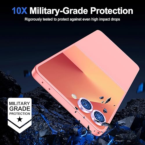 Vista 439 de para Samsung Galaxy Z Flip 7 Protector de Lente de Cámara, Cubierta de Lente de Vidrio Templado con Anillo de Metal Individual, [Fuerte Adhesión] 1