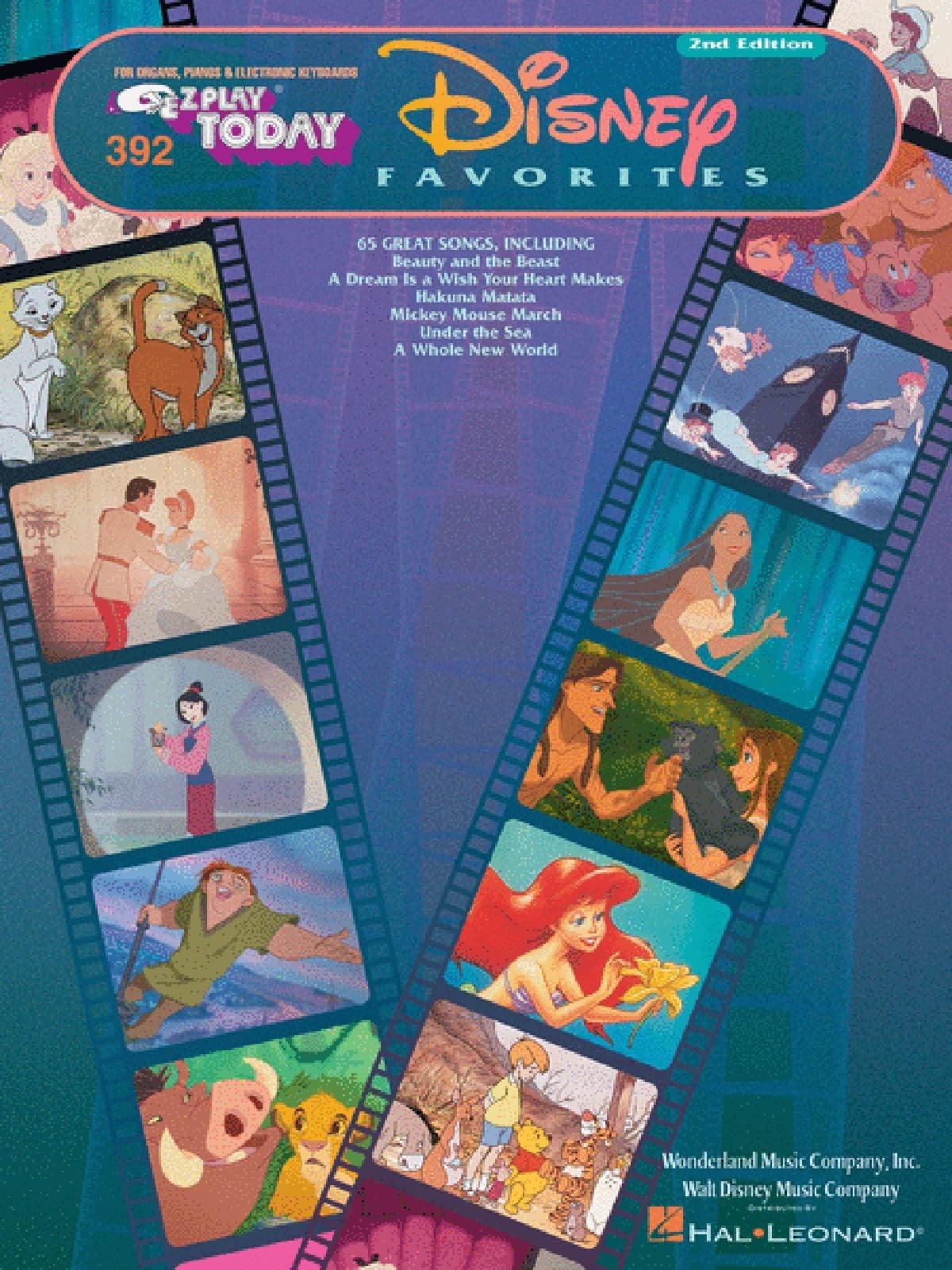 E-Z PLAY TODAY 392 DISNEY FAVORITES MLC: E-Z Play Today: Volume 392 - 2nd Edition - 65 Great Songs