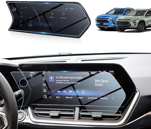 Miniatura 8 de BIBIBO Protector de pantalla para Chevy Trailblazer 2024 2025 para Chevrolet Trax (LT2RSACTIV) 2024 2025 y Chevrolet Trailblazer 2024+ pantalla de