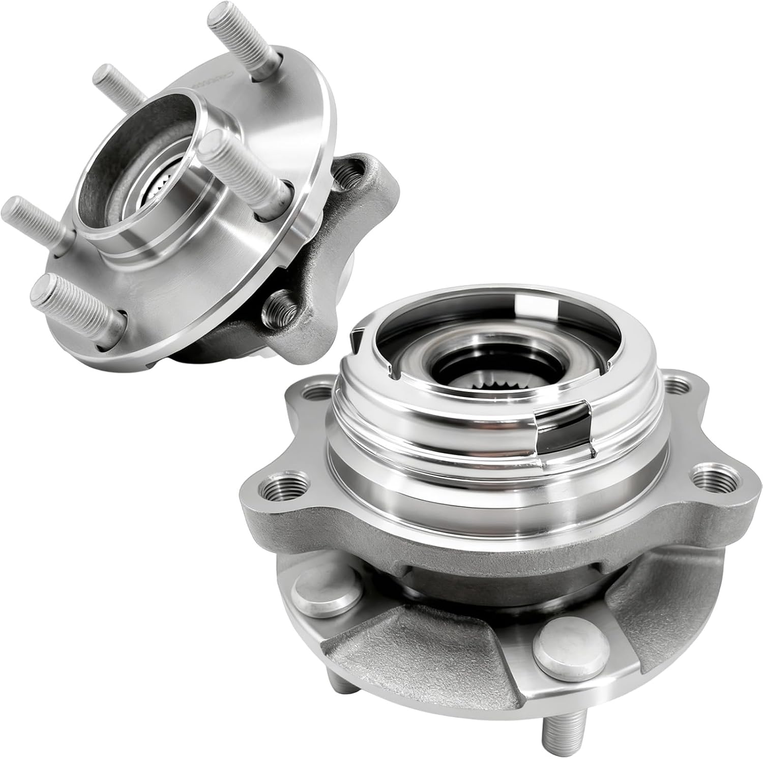 2Pcs 513335 Front Wheel Bearing Hub Assembly Compatible with Infiniti Fx35 Fx45 Fx50 G37 M35 M37 M45 M56 Q40 Q50 Q60 Q70 Q70L Qx50 Qx70 2003-2017 AWD, 5 Lug 513335 Wheel bearing
