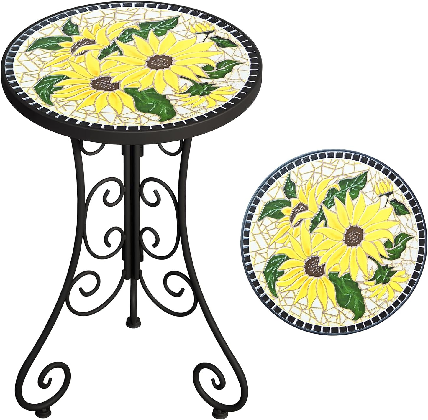 Mosaic Outdoor Side Table