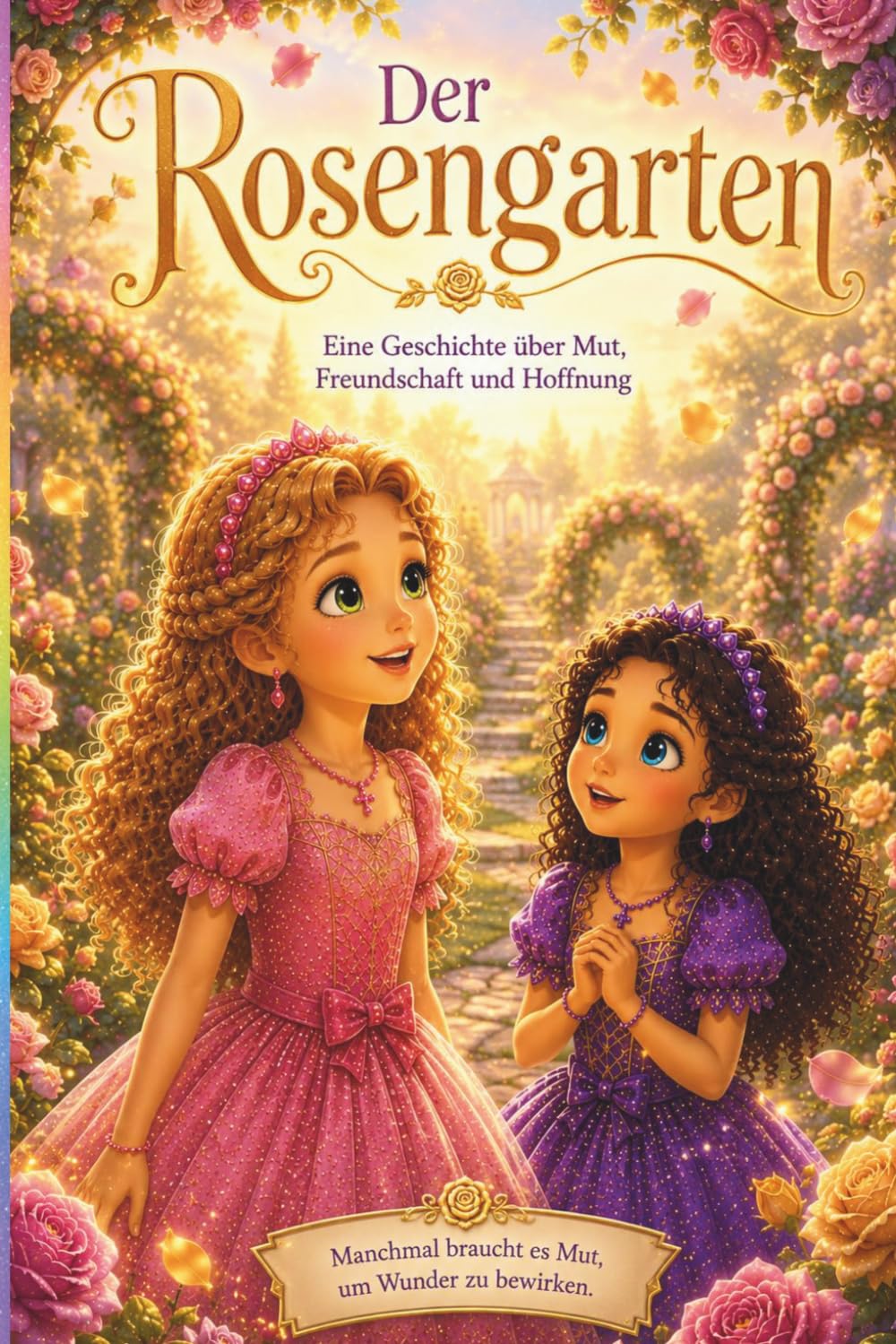 Amelie und Alisa der Rosengarten: Ein Abenteuer über Mut, Freundschaft und Hoffnung