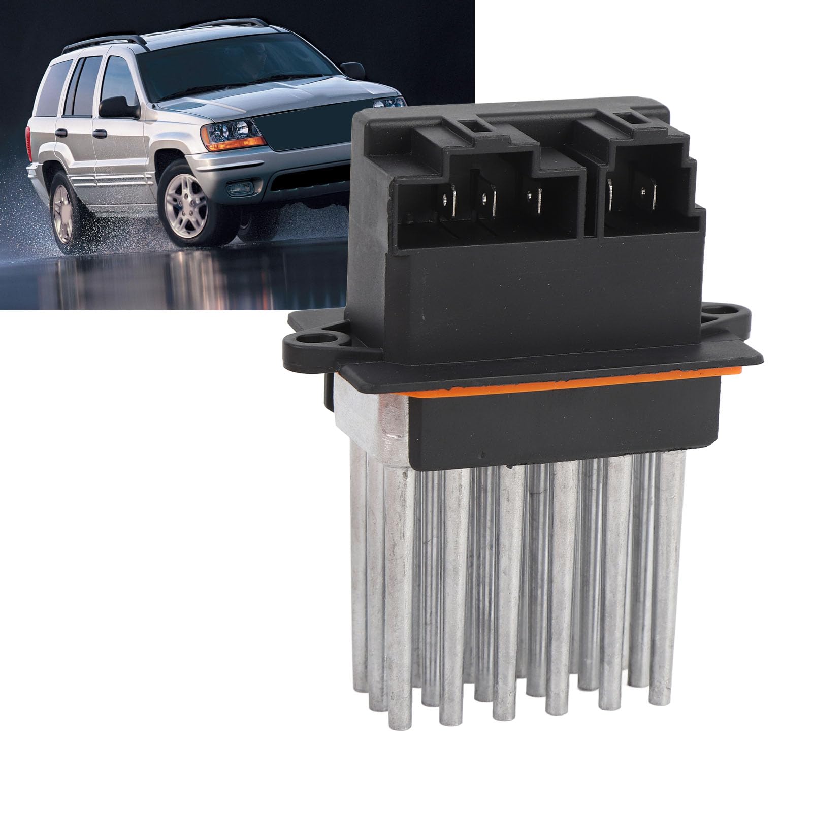 aqxreight Resistencia del Motor del Ventilador del Calentador con ATC 5 Pines 5012699AA para a 2004 L6 4 0L V8 4 7L 1999 a 7L Son Resistencias del Motor del Ventilador del CalentadorHVAC del del