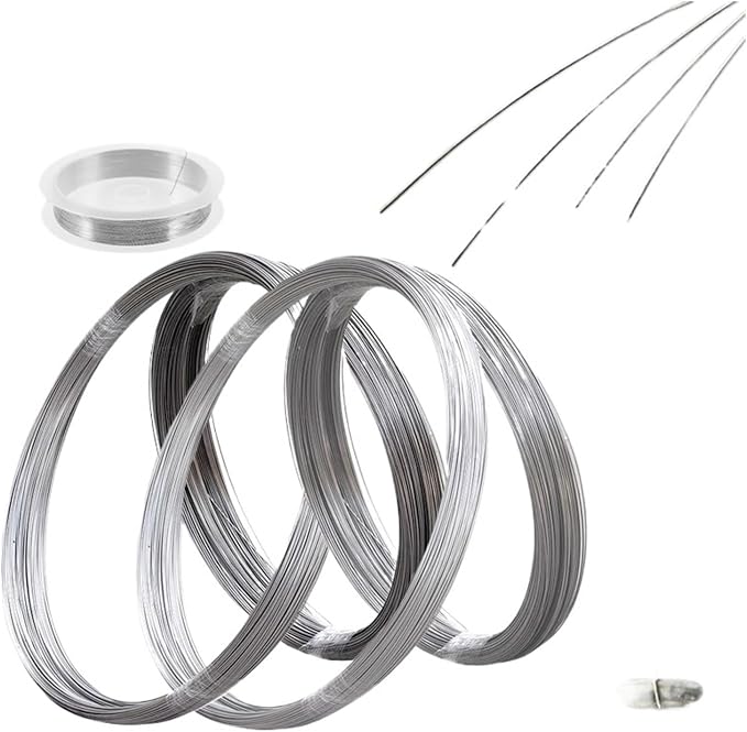 Alambre de acero inoxidable suave o duro, 0,7 mm × 50 m miniatura 2
