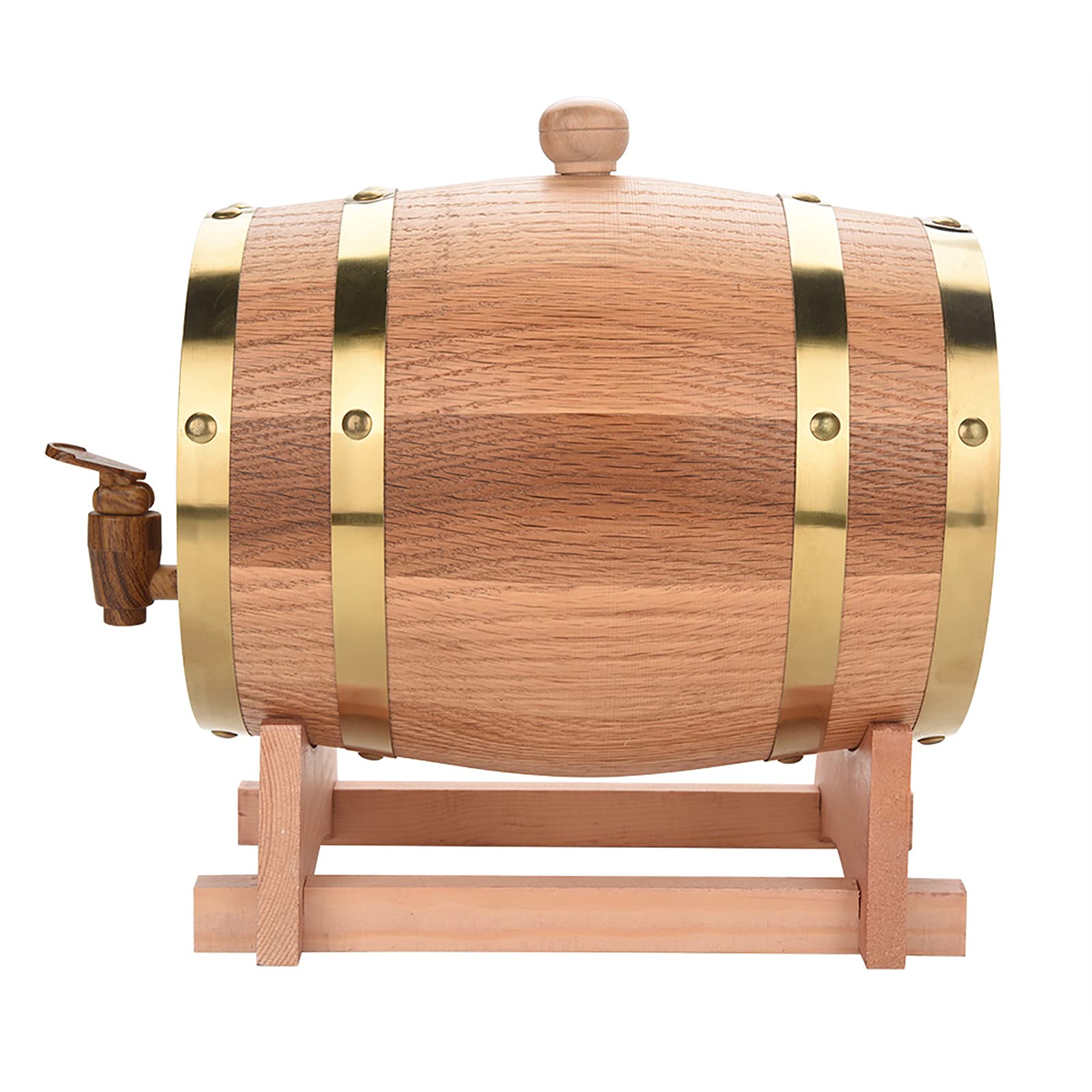 Barril de Roble, Barril para Cerveza, Madera de Roble, Barril de Vino, decoración puntual, barriles de Vino de Roble para Vino, Brandy, Whisky(3L, Blue)