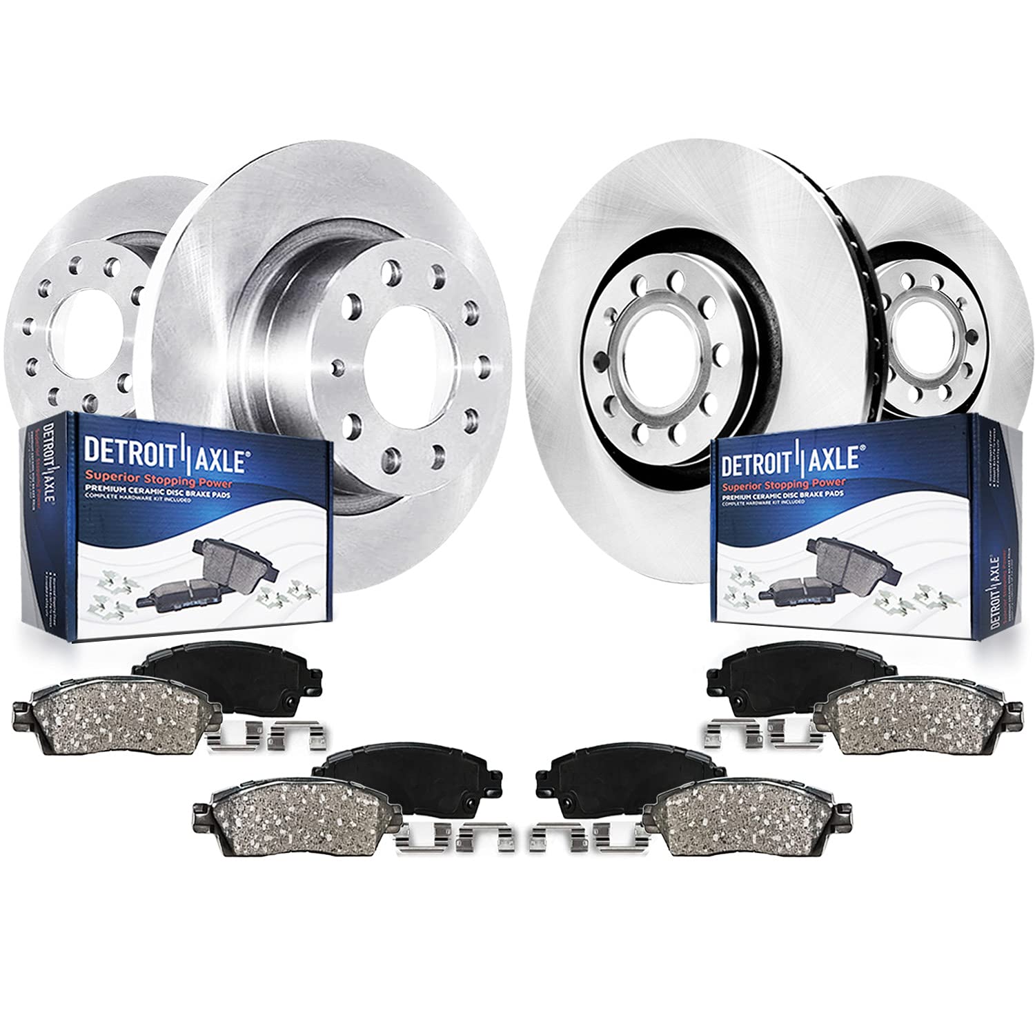 Detroit Axle - Brake Kit for Volkswagen Jetta GTI EOS Passat CC
