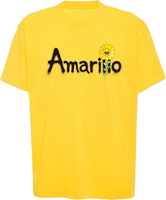 Amazon Com J Balvin X Murakami Amarillo Spray Paint Tee Clothing Shoes Jewelry