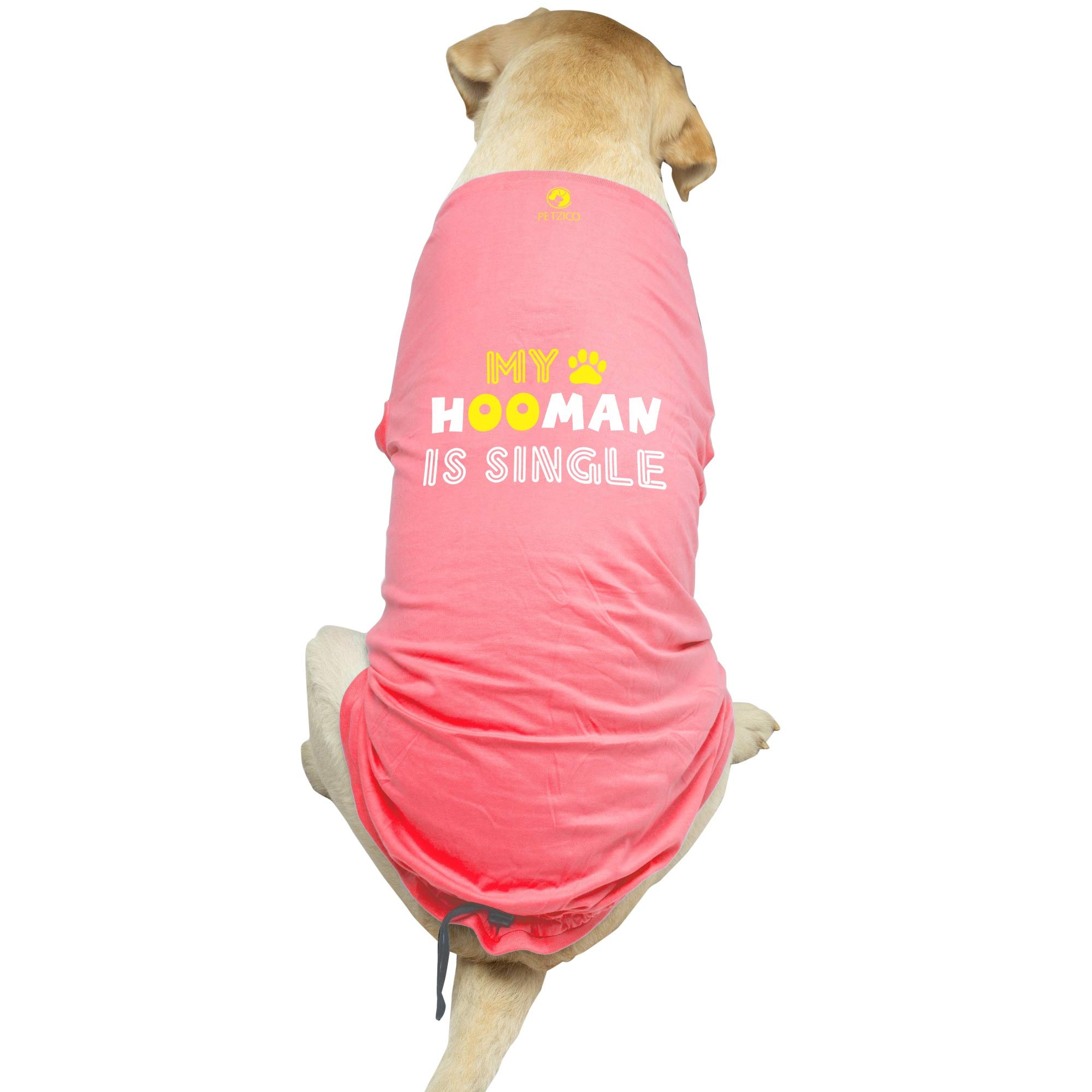 Personality Defining Dog T Shirts by PetZico for Medium Dogs (Beagles Indie Breed) Summer Dog Clothes Dogs Cotton T-Shirt Unisex (Male and Female pet Dogs) Pink (B08XPMYR66) Amazon Price History, Amazon Price Tracker