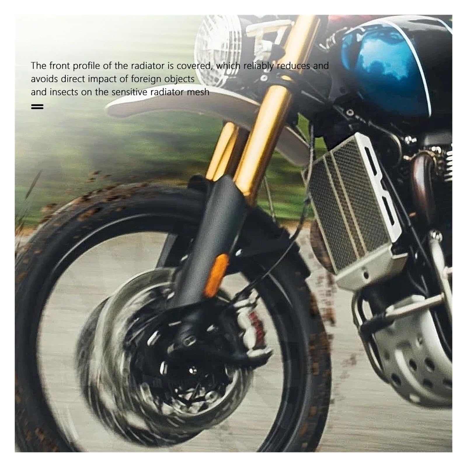 Parabrezza Moto PER Scrambler 1200XE 1200XC 1200X 2019-2025 Deflettore | Protezione Radiatore Motociclo Della Griglia Raffreddamento Scudo A Rete