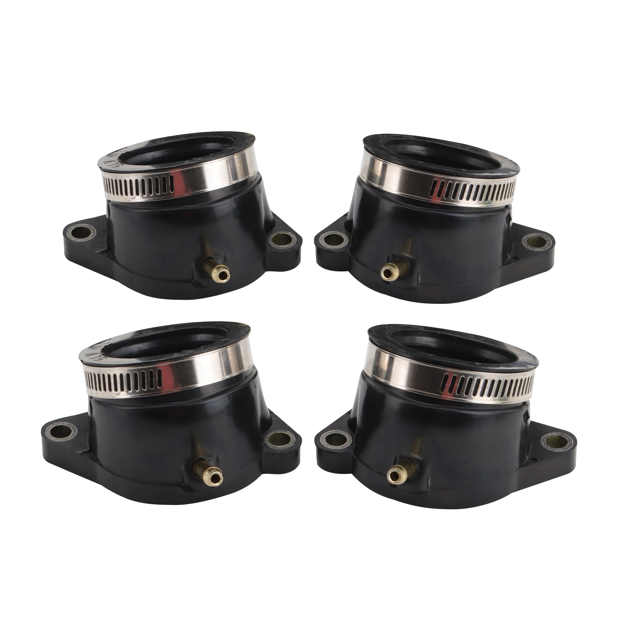 WOOSTAR Carburatore Tubo Collettore di Aspirazione Sostituzione per FZS1000 FZ1 2001-2005 Fazer 1000 OEM 5LV-13586-01 Confezione da 4