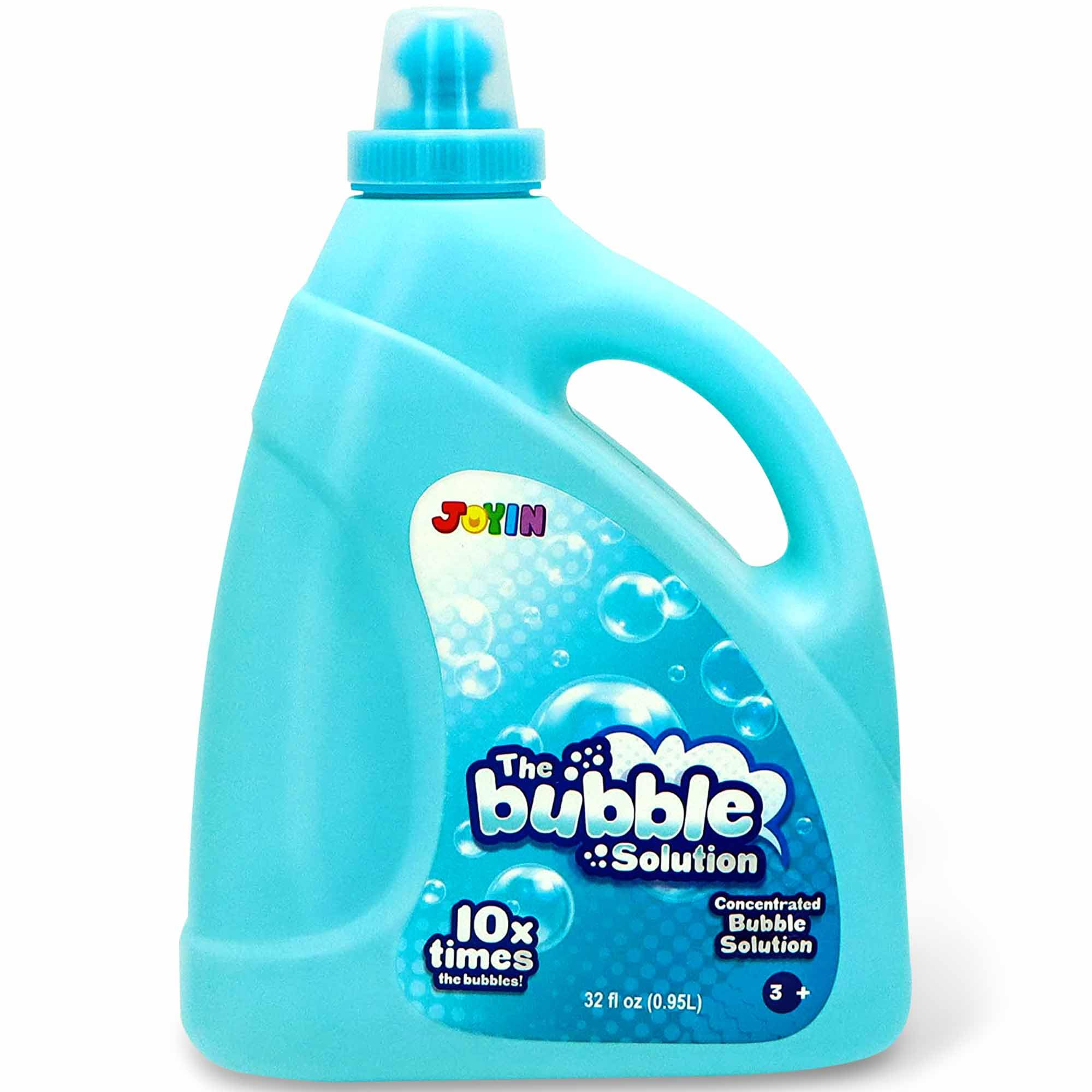 JOYIN Toy Bubble Solution Refill (up to 2.5 Gallon) Big Bubble Solution 32 Ounce Concentrated Solution for Bubble Machine, Gun, Wand Toys, Outdoor & Indoor Activity
