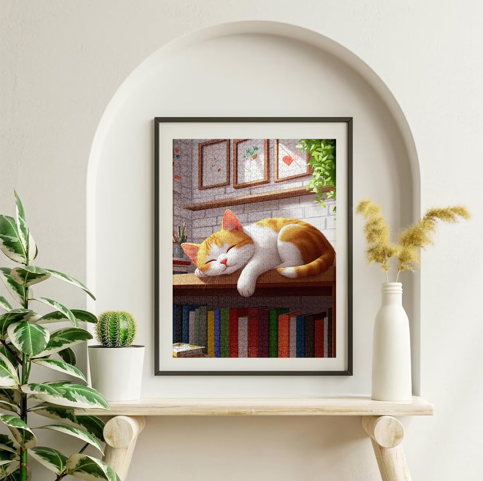 Puzzle 5000 sztuk dla dorosłych dzieci, drewniane puzzle dla dorosłych, puzzle dla dorosłych, wymagająca biblioteka logiczna, rodzinne gry edukacyjne, łamigłówka z pudełkiem do dekoracji domu, prezent