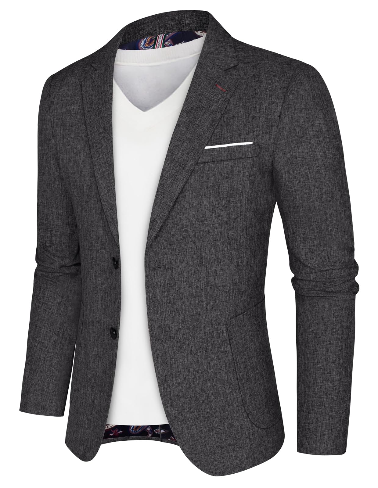 PJ PAUL JONES Herren Sakko Sportlich Regular Fit Business Anzugjacke Modern Freizeit Blazer mit 2 Knöpfe
