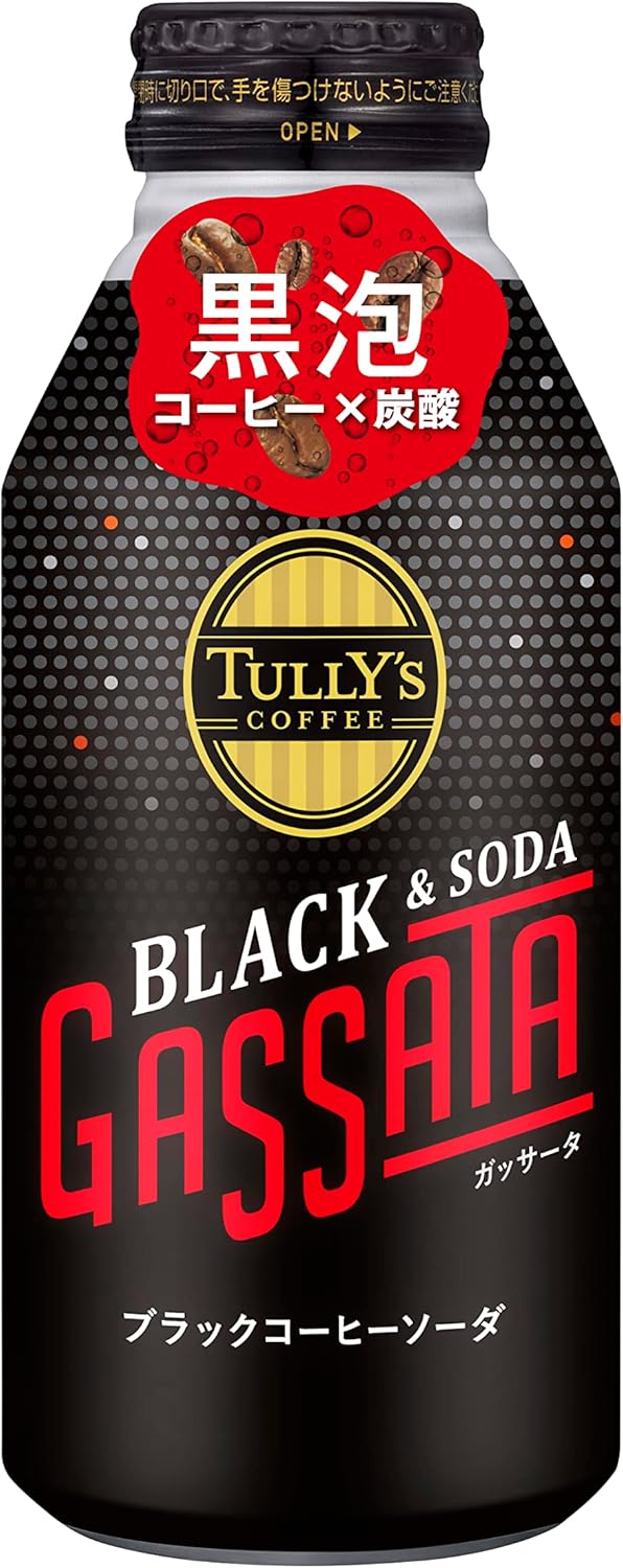 タリーズコーヒー 無糖炭酸 ガッサータ 370ml×24本 ボトル缶