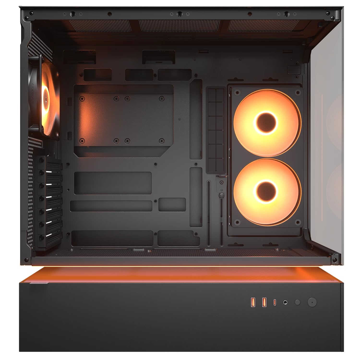 Cougar CFV235 - Boîtier de Jeu ARGB, Tour Moyenne ATX/CEB, Flux d'air élevé