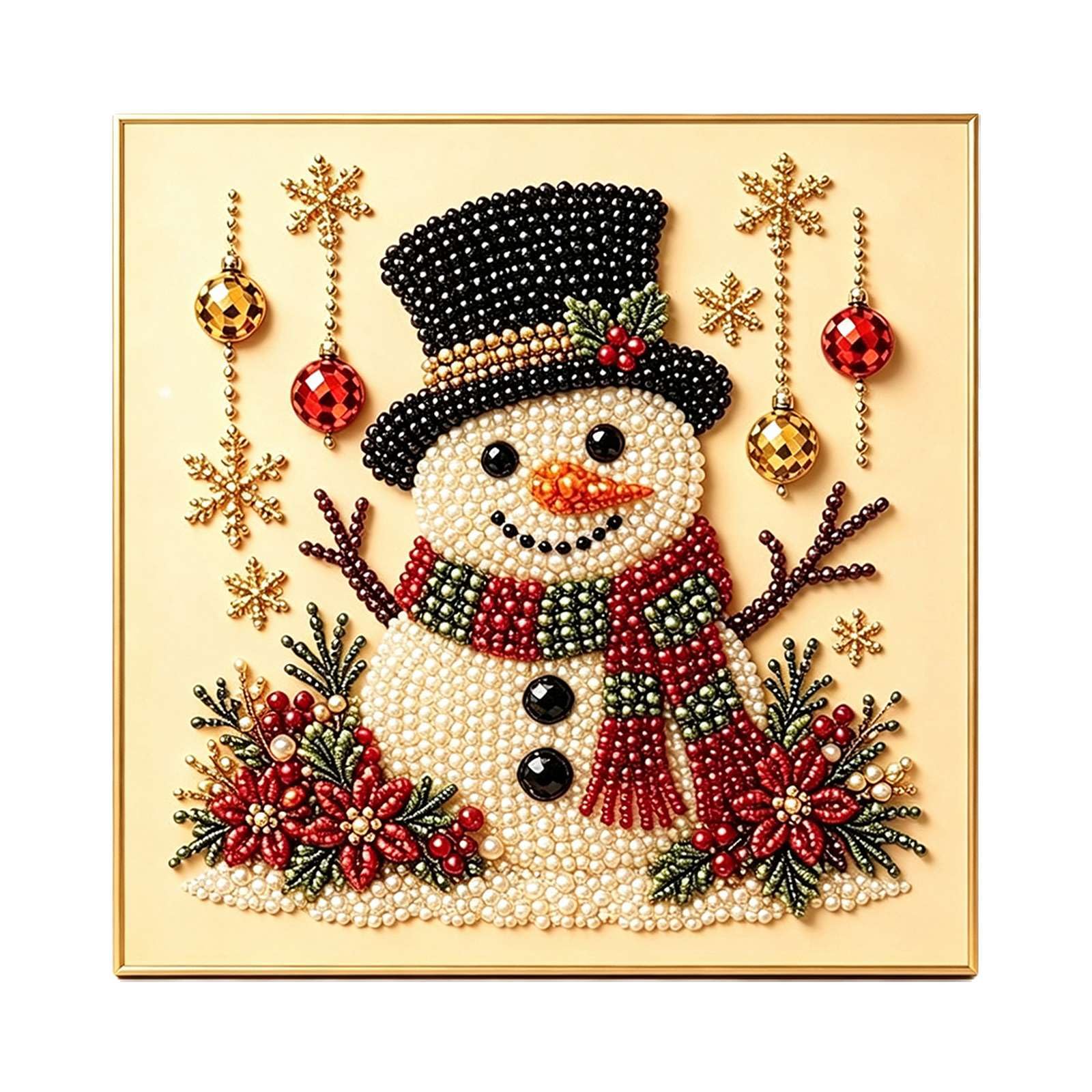 DIY Christmas Pearl Diamond Art Painting Kit 7.87"x7.87"