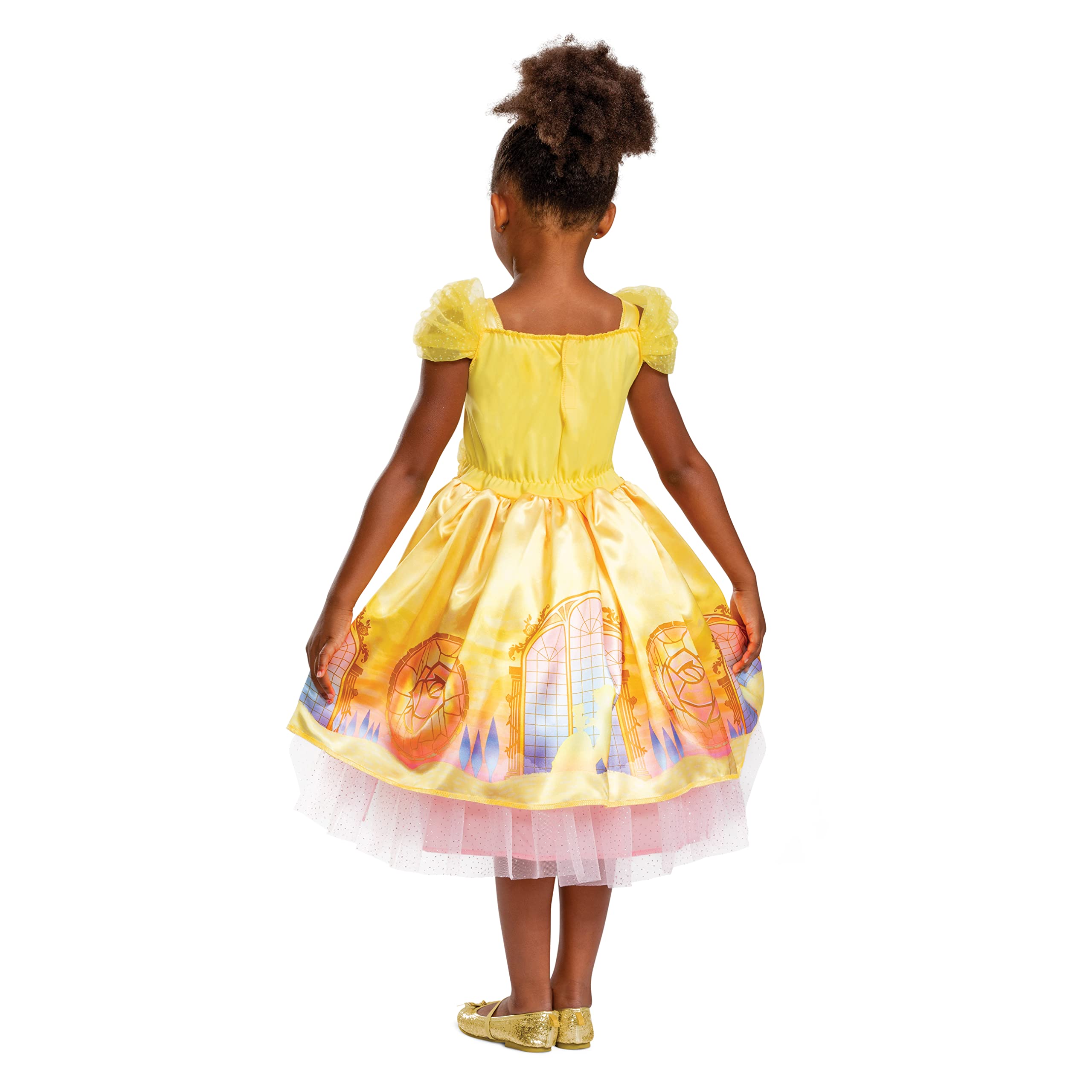 Disguise Costume da Bella per ragazze, costume ufficiale della principessa Bella e la Bestia Disney