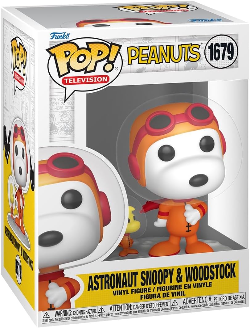 Pop Animation: Peanuts - Space Snoopy - Classic Peanuts - Collectable Vinyl Figure - Gift Idea - Official Merchandise - Toys for Kids & Adults - Cartoon/Animation Fans