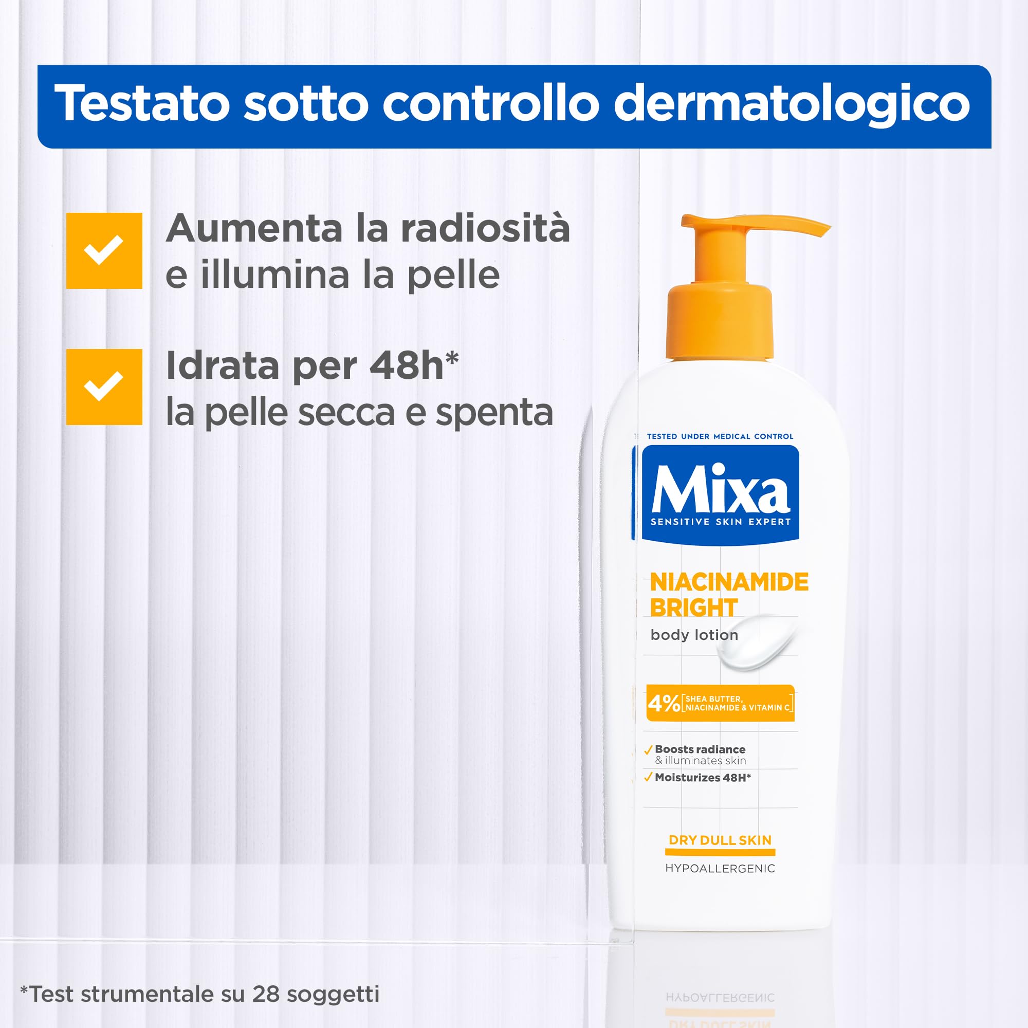 Mixa Niacinamide Bright Lozione corpo 250 ml