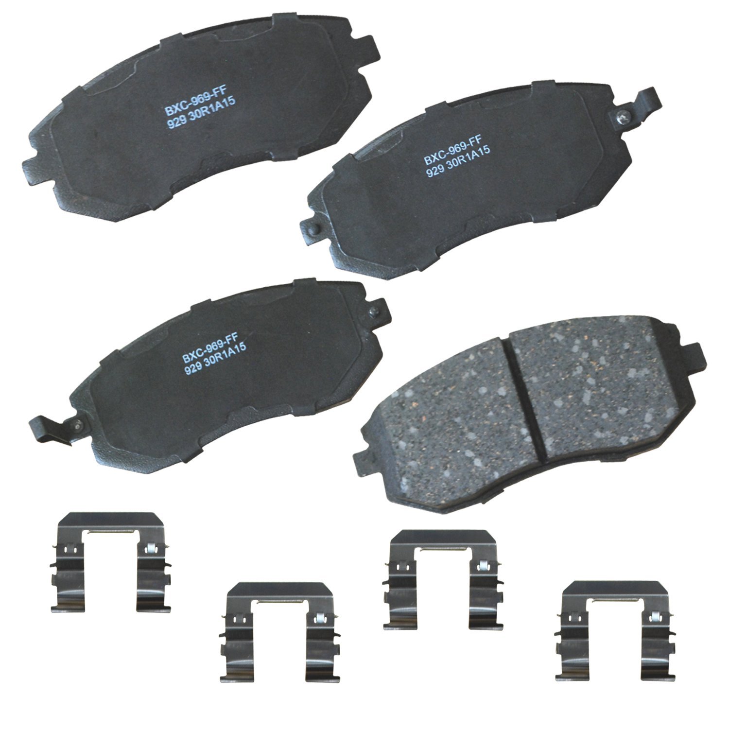 Bendix Premium SBC929 Ceramic Front Brake Pads for Saab 9-2X 2006-2005, Subaru Baja 2006-2003, Forester 2010-2003, Impreza 2011-2002, Legacy 2012-2002, Outback 2012-2001, XV 2020-2018